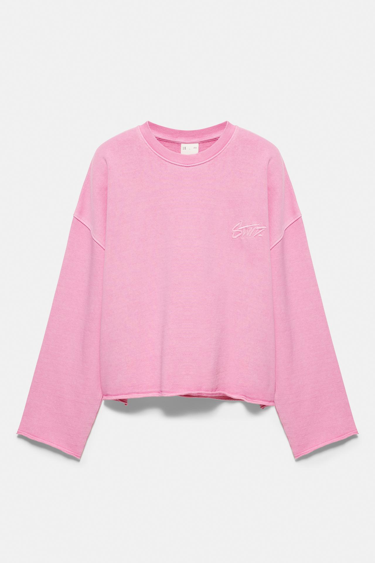 STWD round neck sweatshirt — Pink
