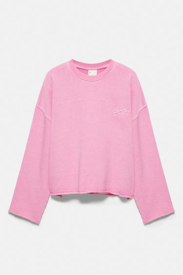 STWD round neck sweatshirt — Pink 5