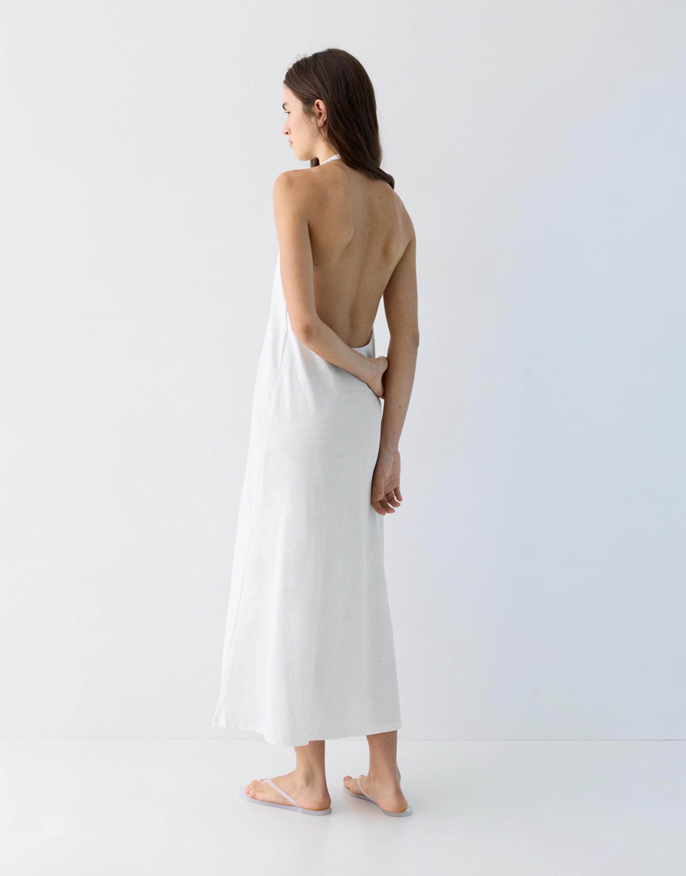 Halter midi elbise - Görsel 51