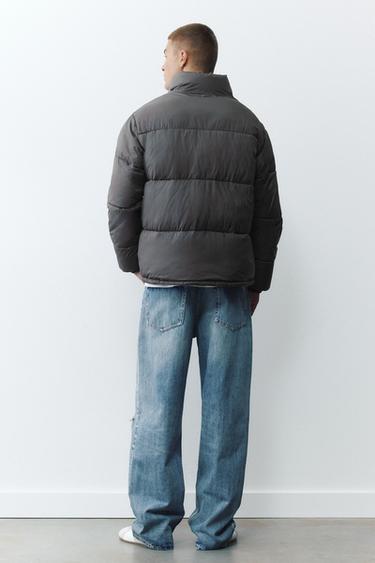 High neck puffer jacket — Anthracite grey 2