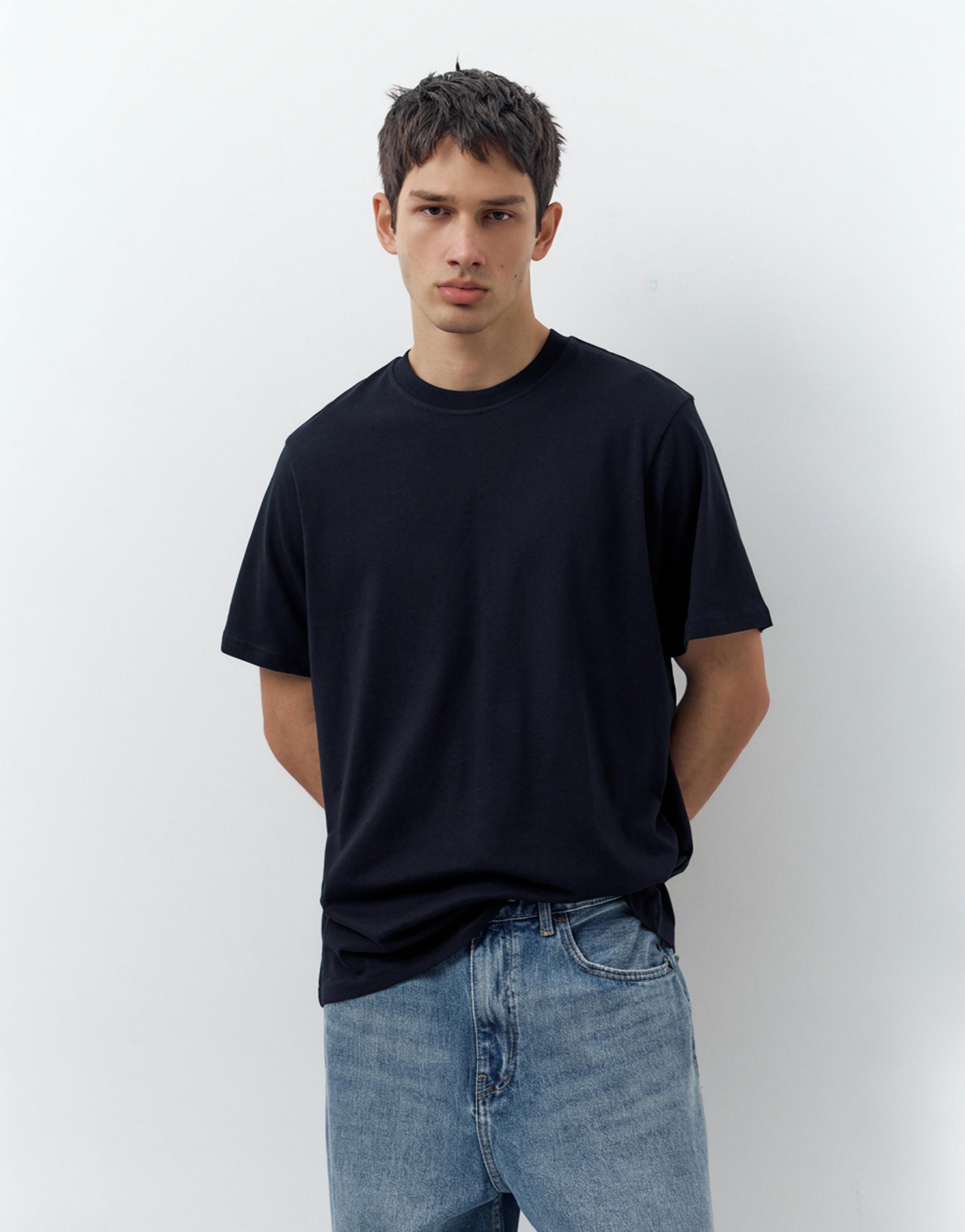 3-pack of short sleeve T-shirts — Ash