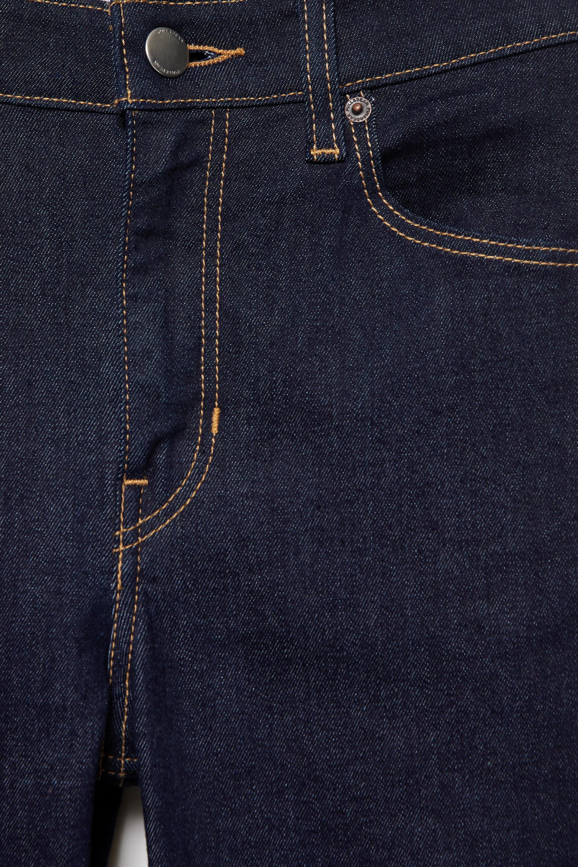 High-waist skinny jeans — Navy