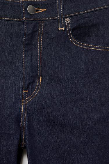 High-waist skinny jeans — Navy 7