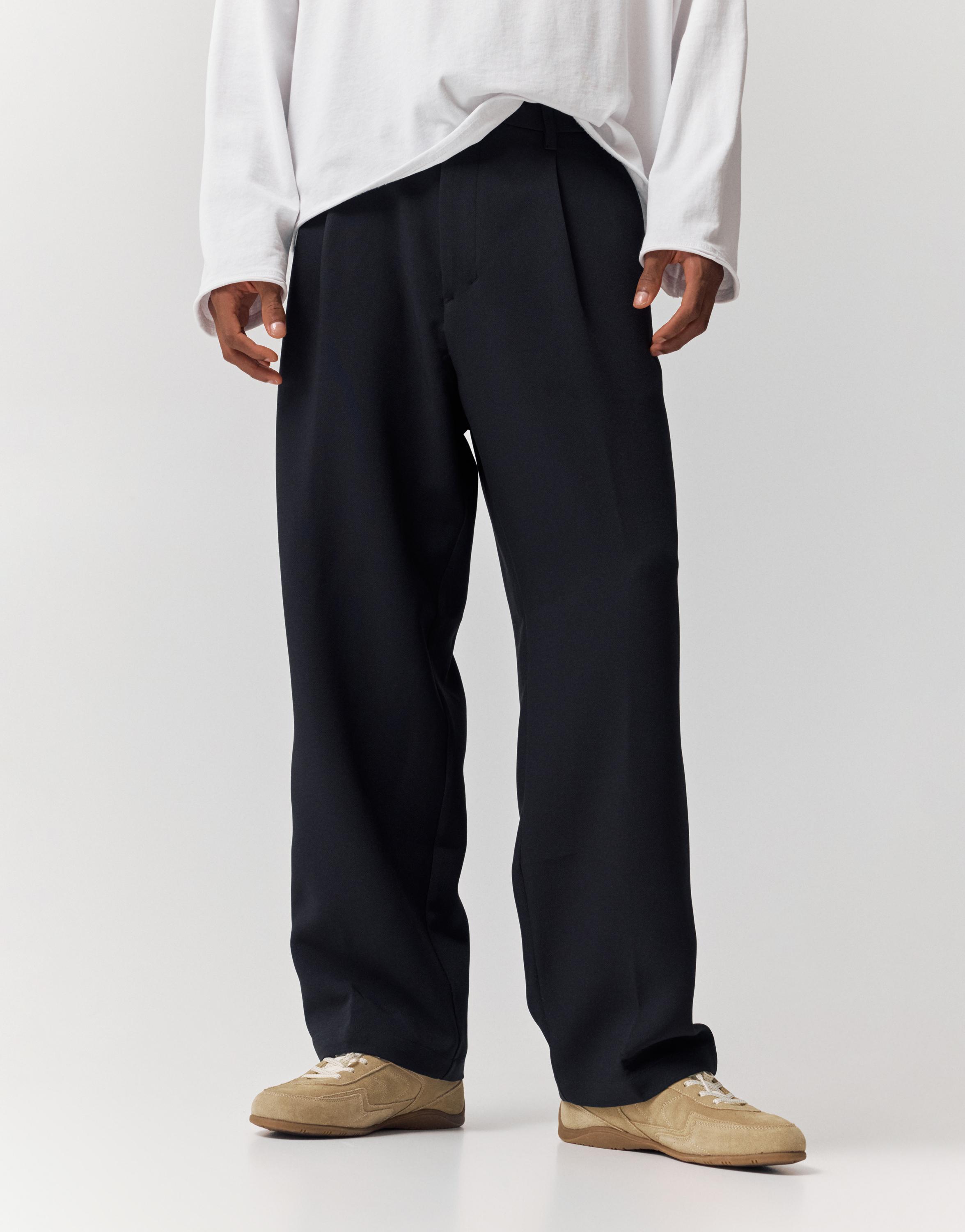 Tailored fit pilili pantolon - Görsel 13