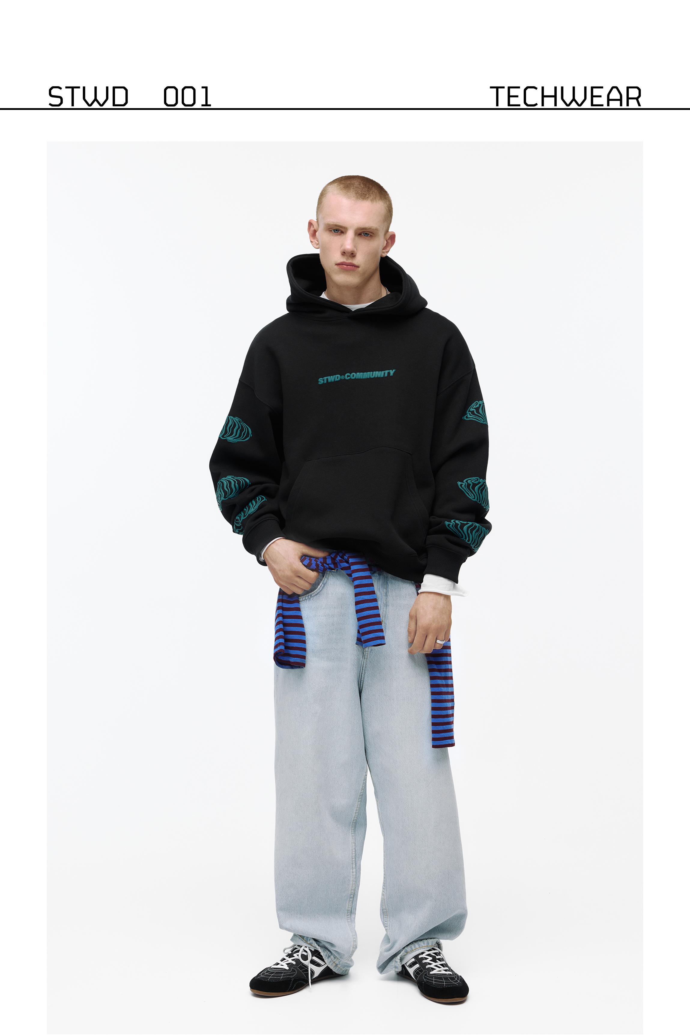 STWD Community hoodie — Black