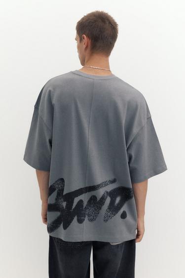 Oversize STWD T-shirt — Grey 3
