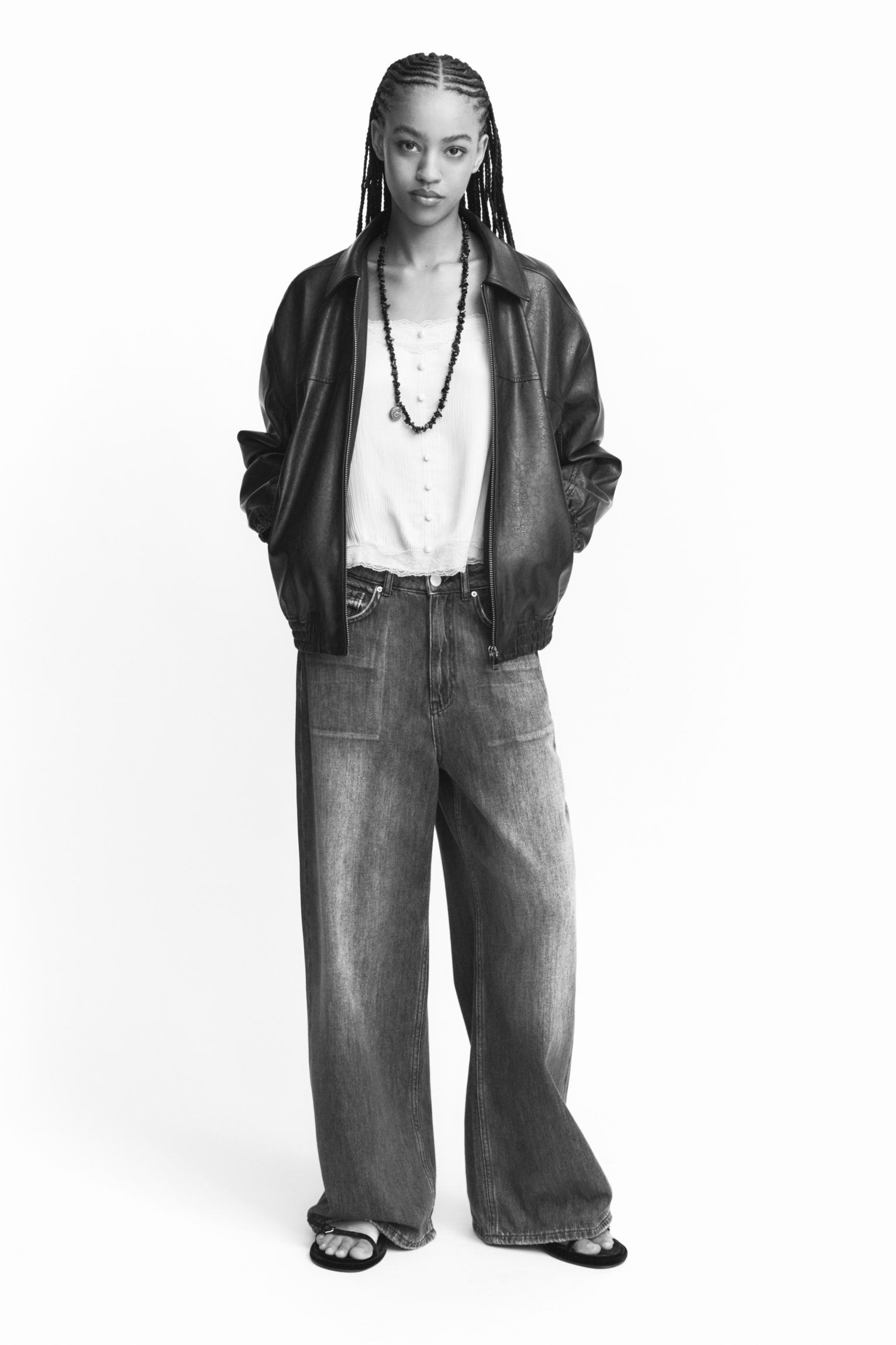 Suni Deri Baba Kesim Ceket - Görsel 30