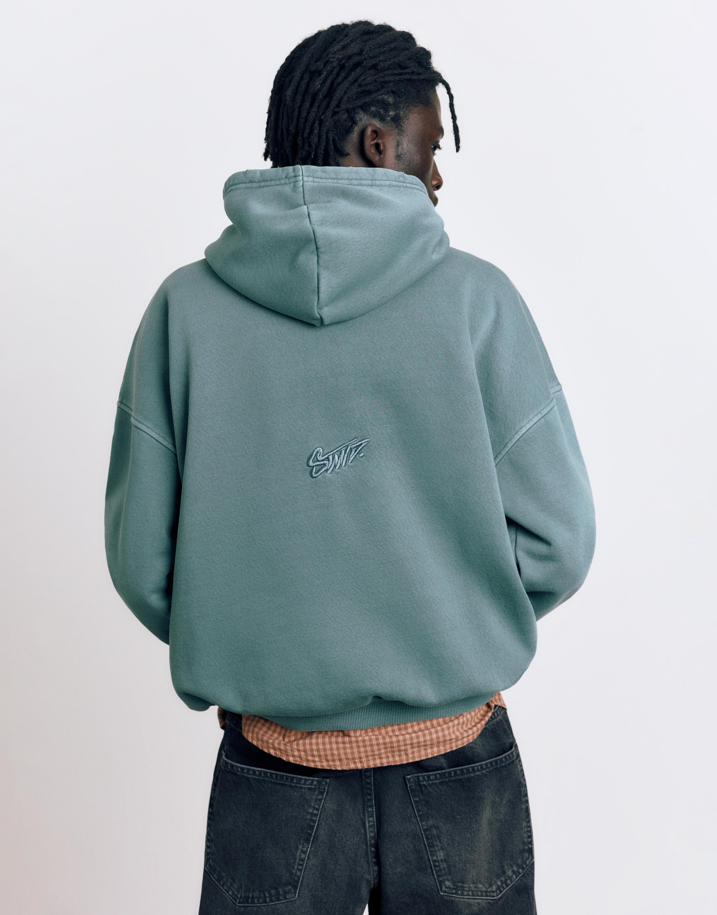 STWD Yıkanmış Kapüşonlu Sweatshirt - Görsel 55