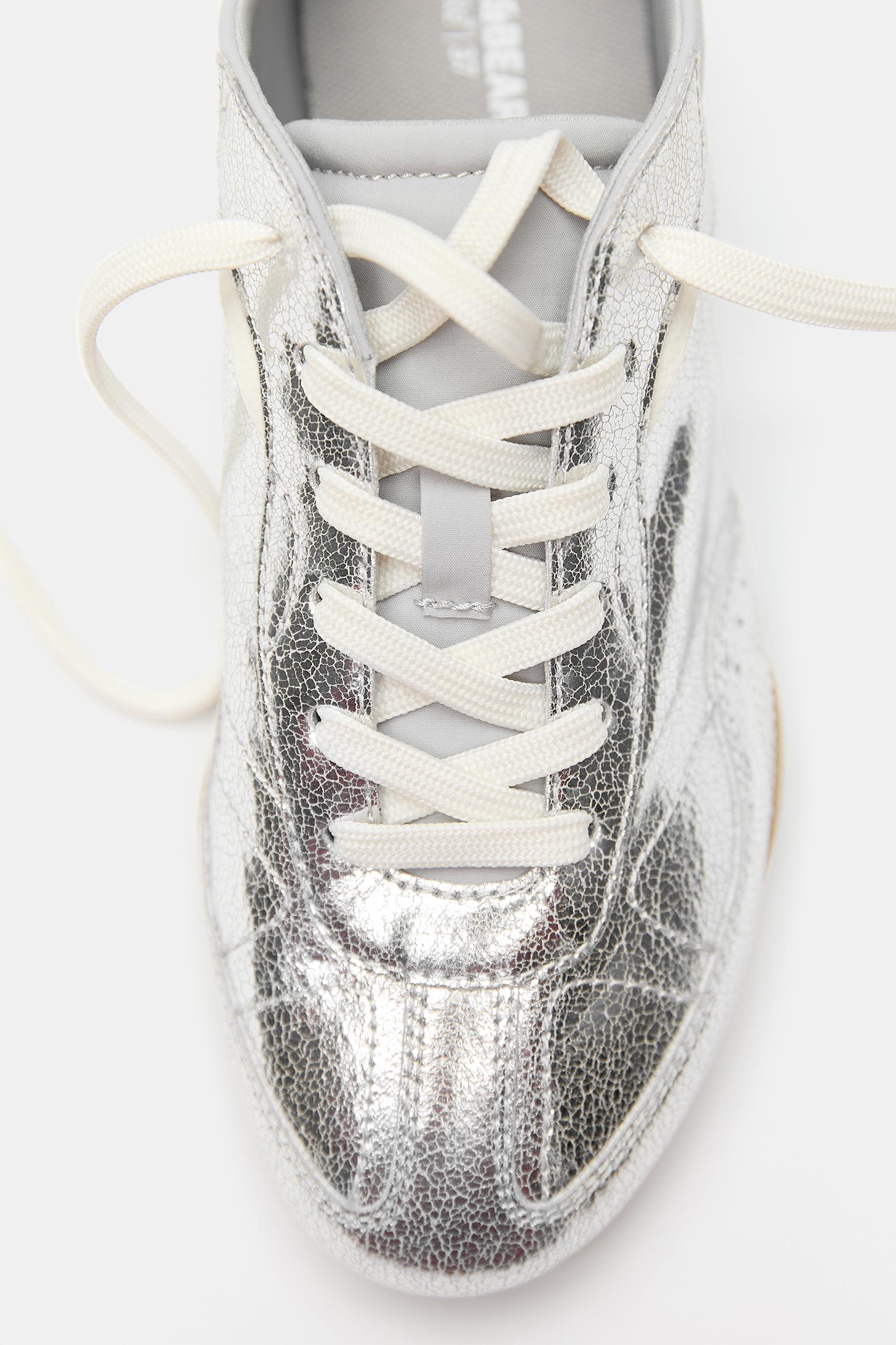 Metallic trainers — Silver