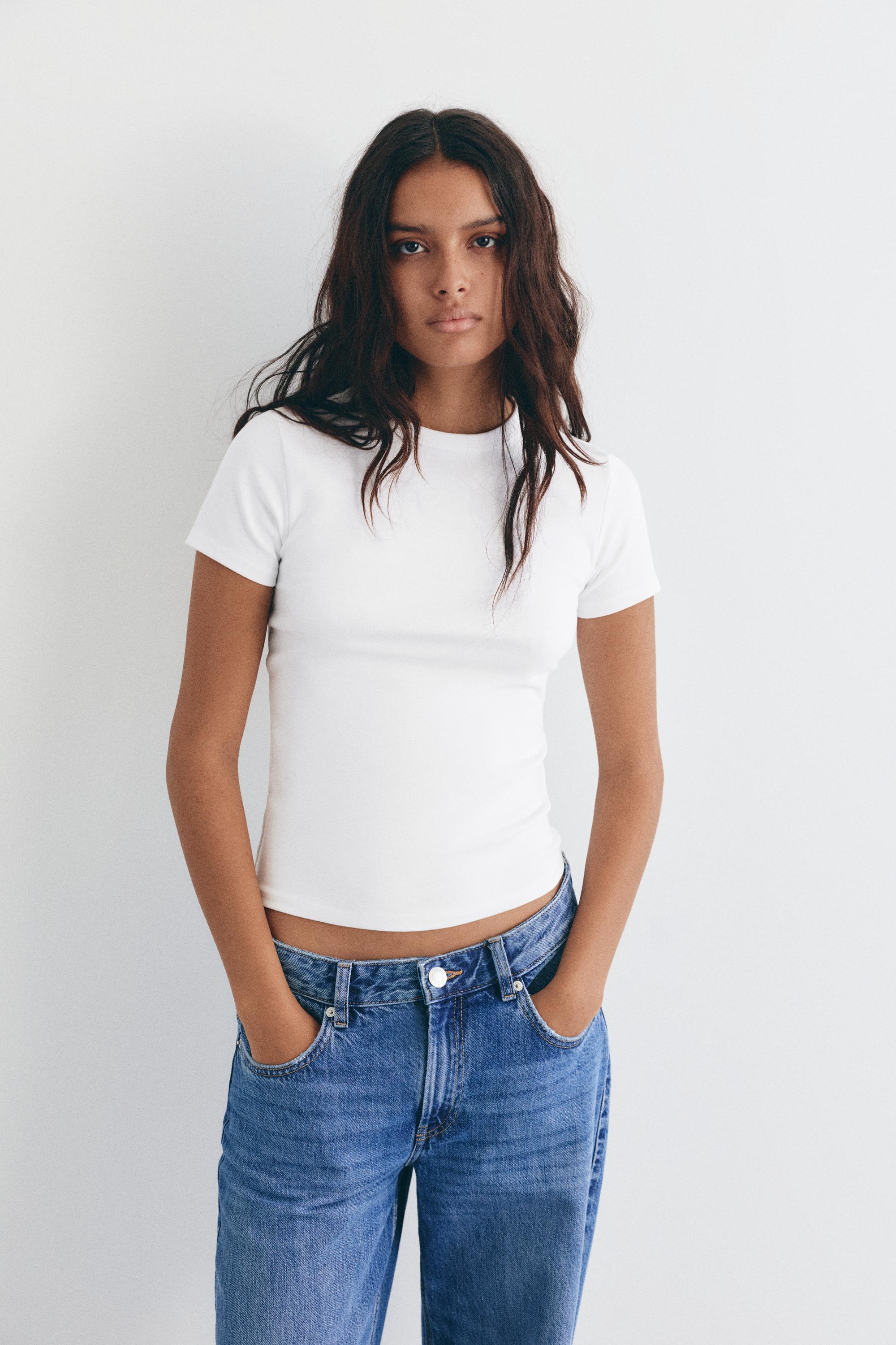 Pack of fitted T-shirts — White/Black