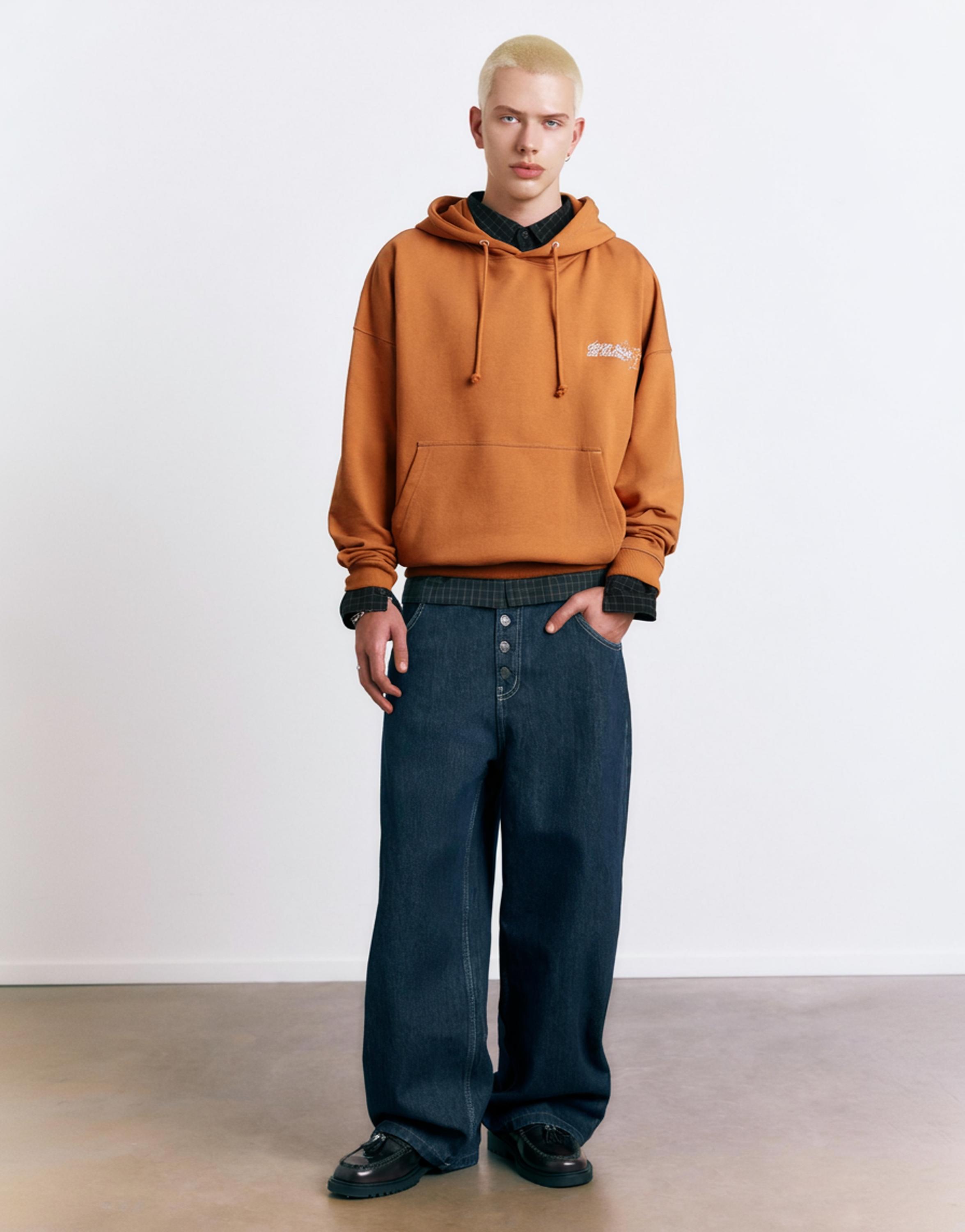 STWD star hoodie — Mustard