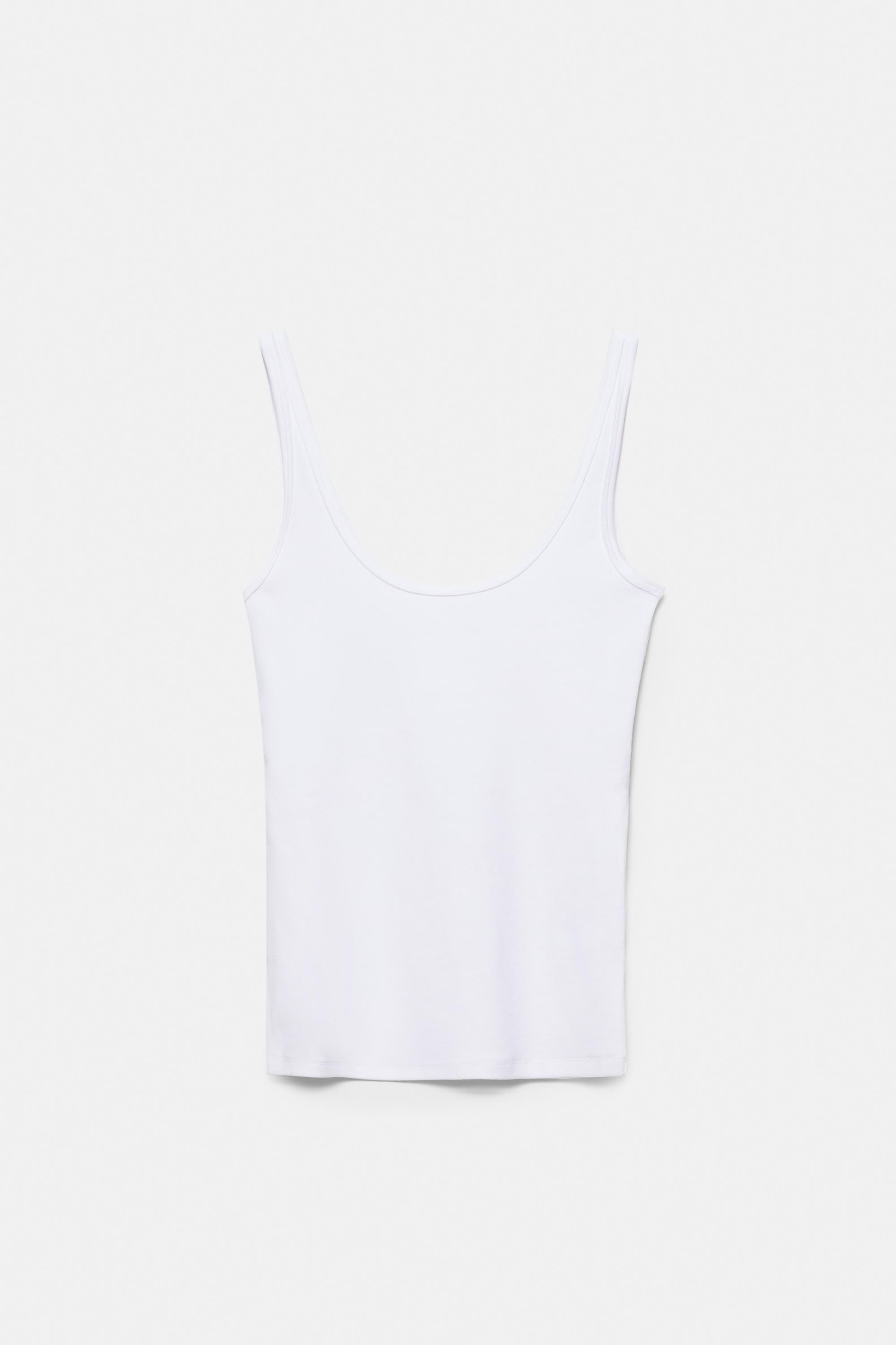 Modal tank top — White