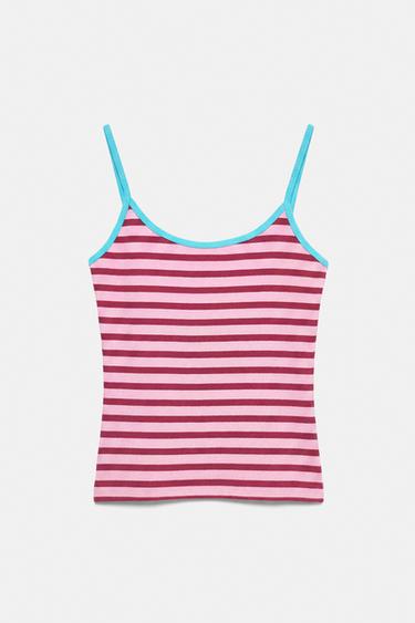 Thin strap top — Pink 5