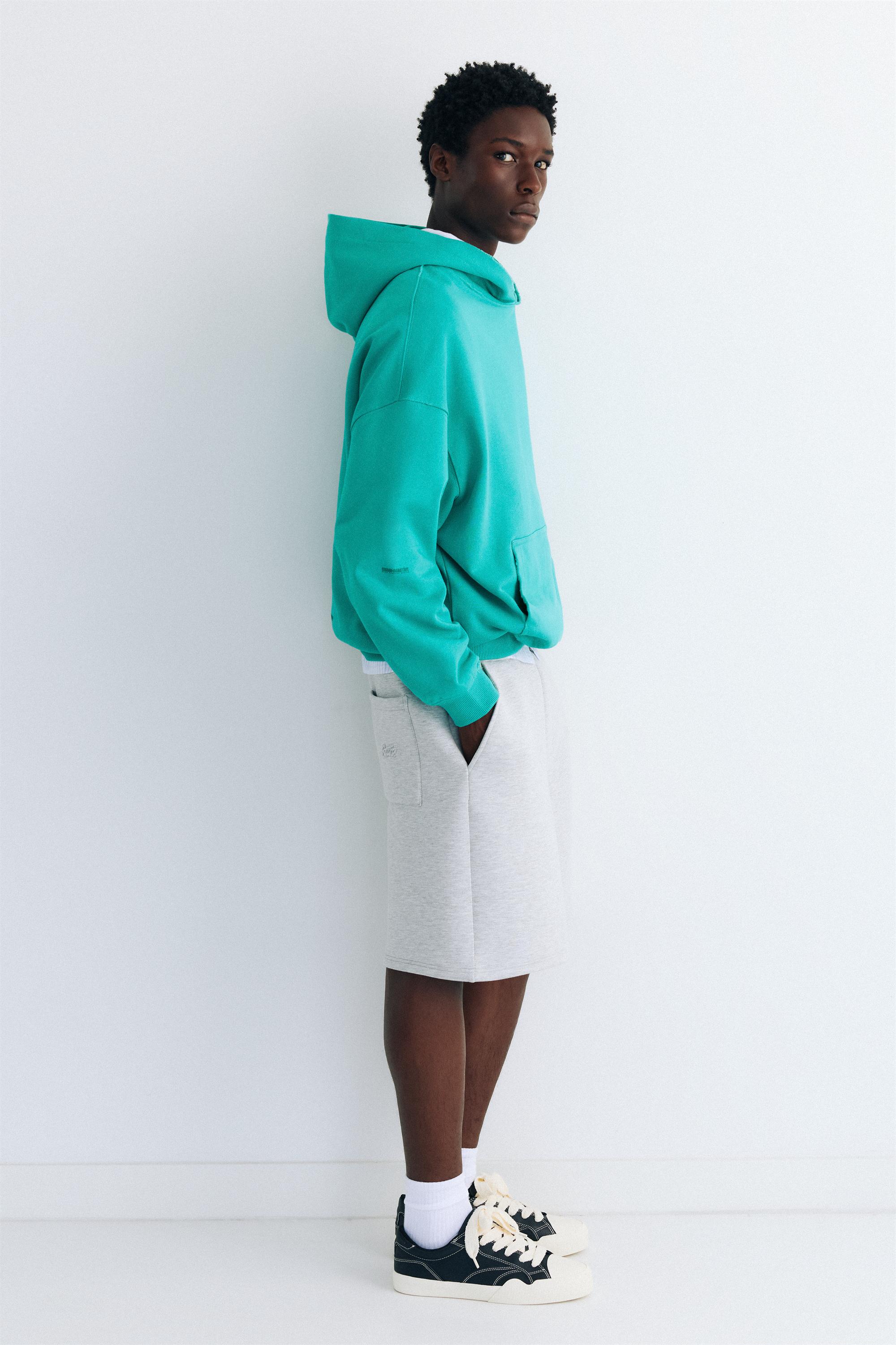 STWD boxy sweatshirt — Turquoise