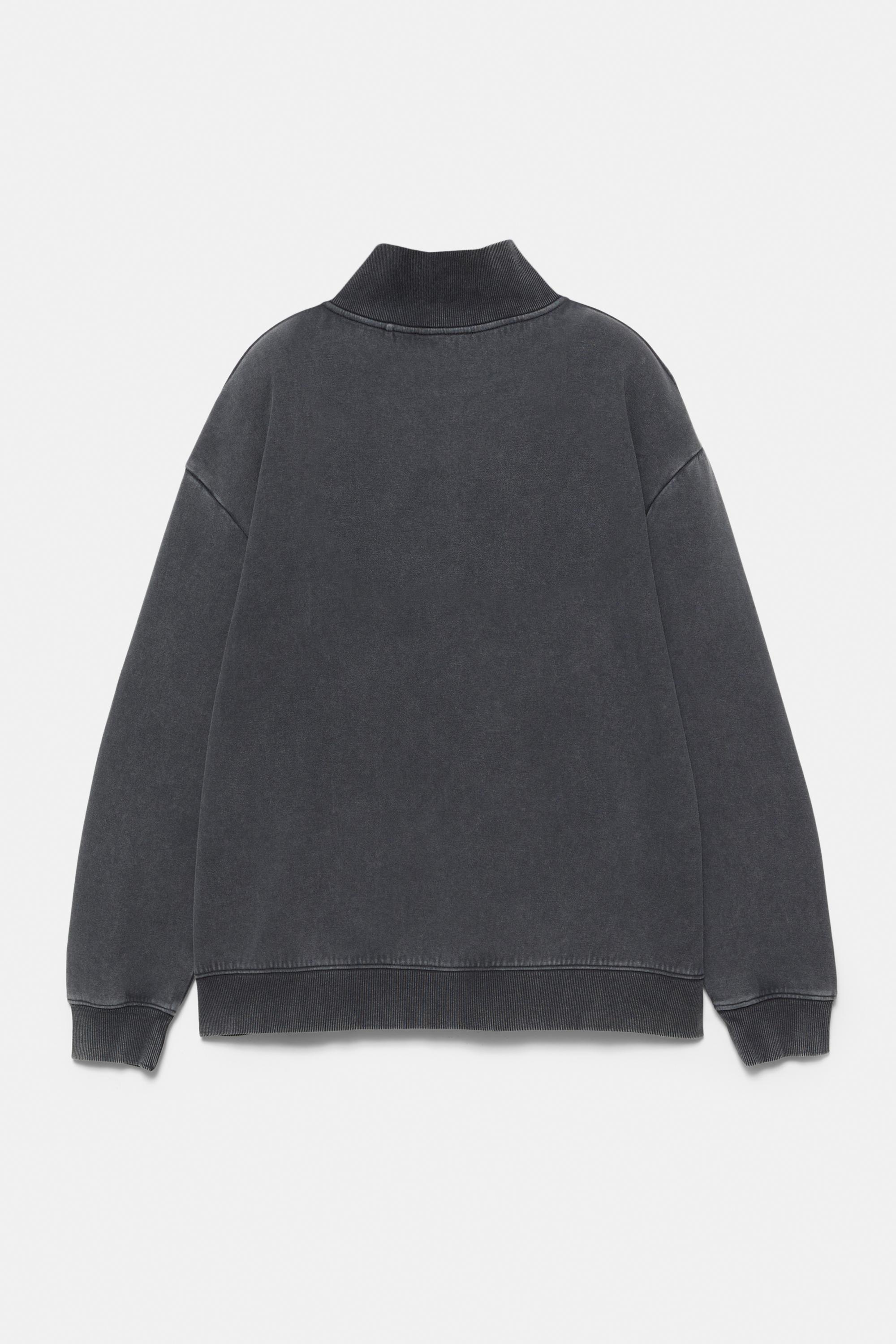 Fermuarlı dik yaka sweatshirt STWD - Görsel 5