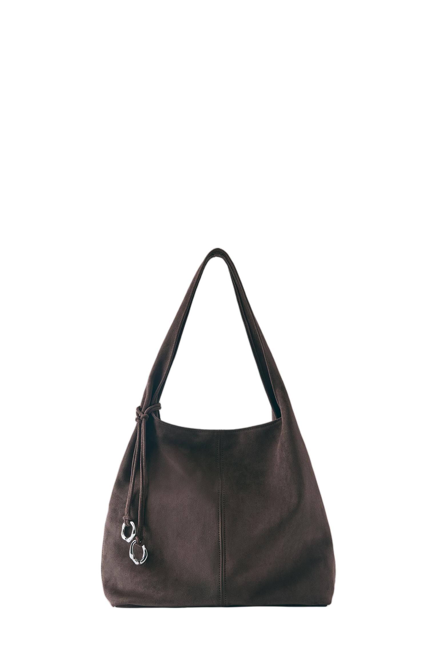 Embellished tote bag — Brown