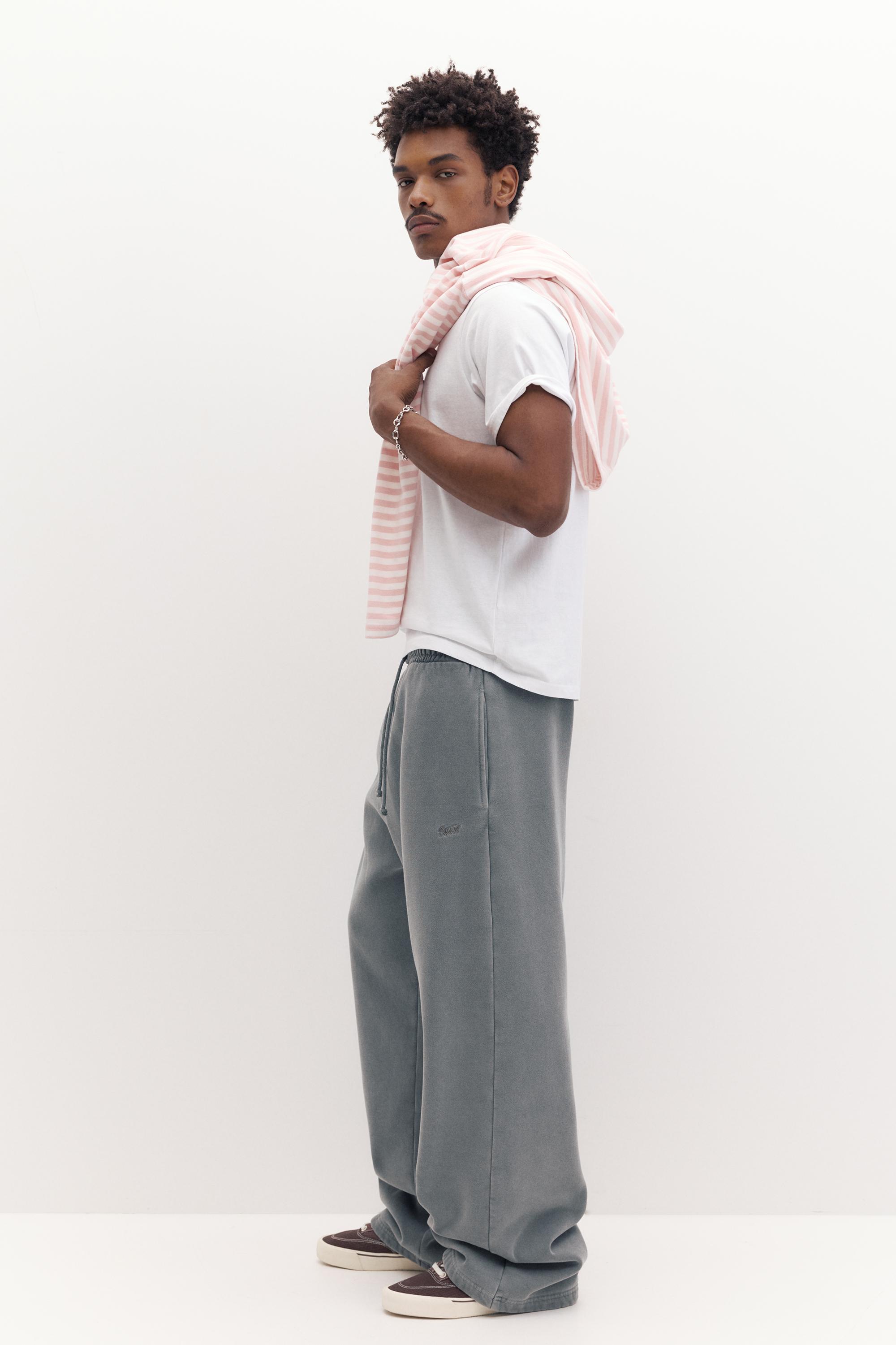 Basic short sleeve cotton T-shirt — White