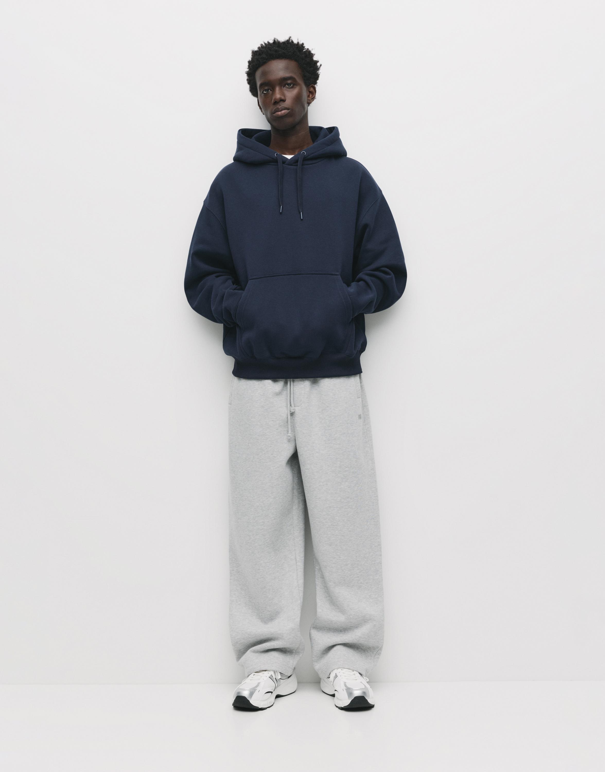 Basic kapüşonlu sweatshirt - Görsel 75