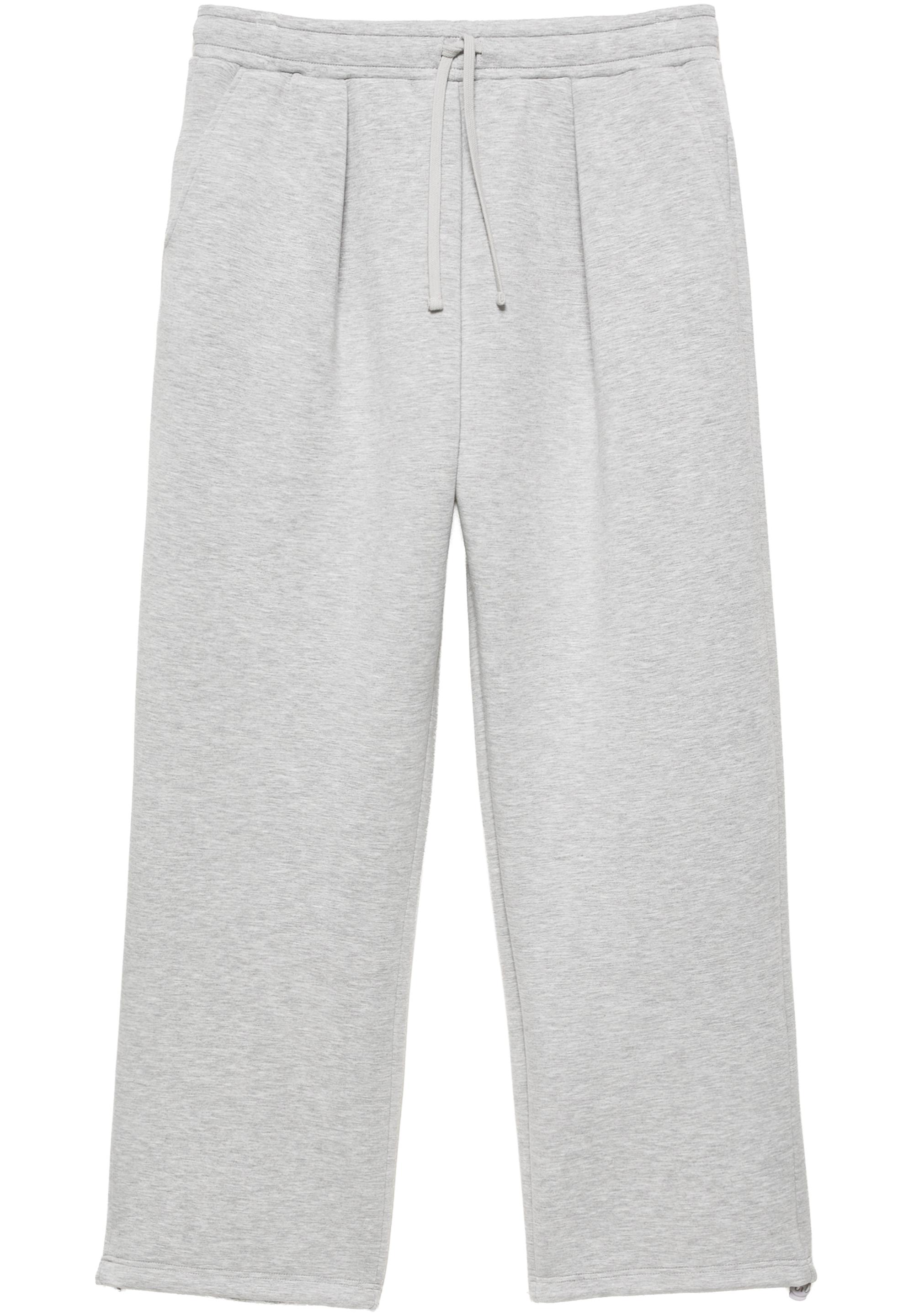 Interlock jogging pants — Grey marl