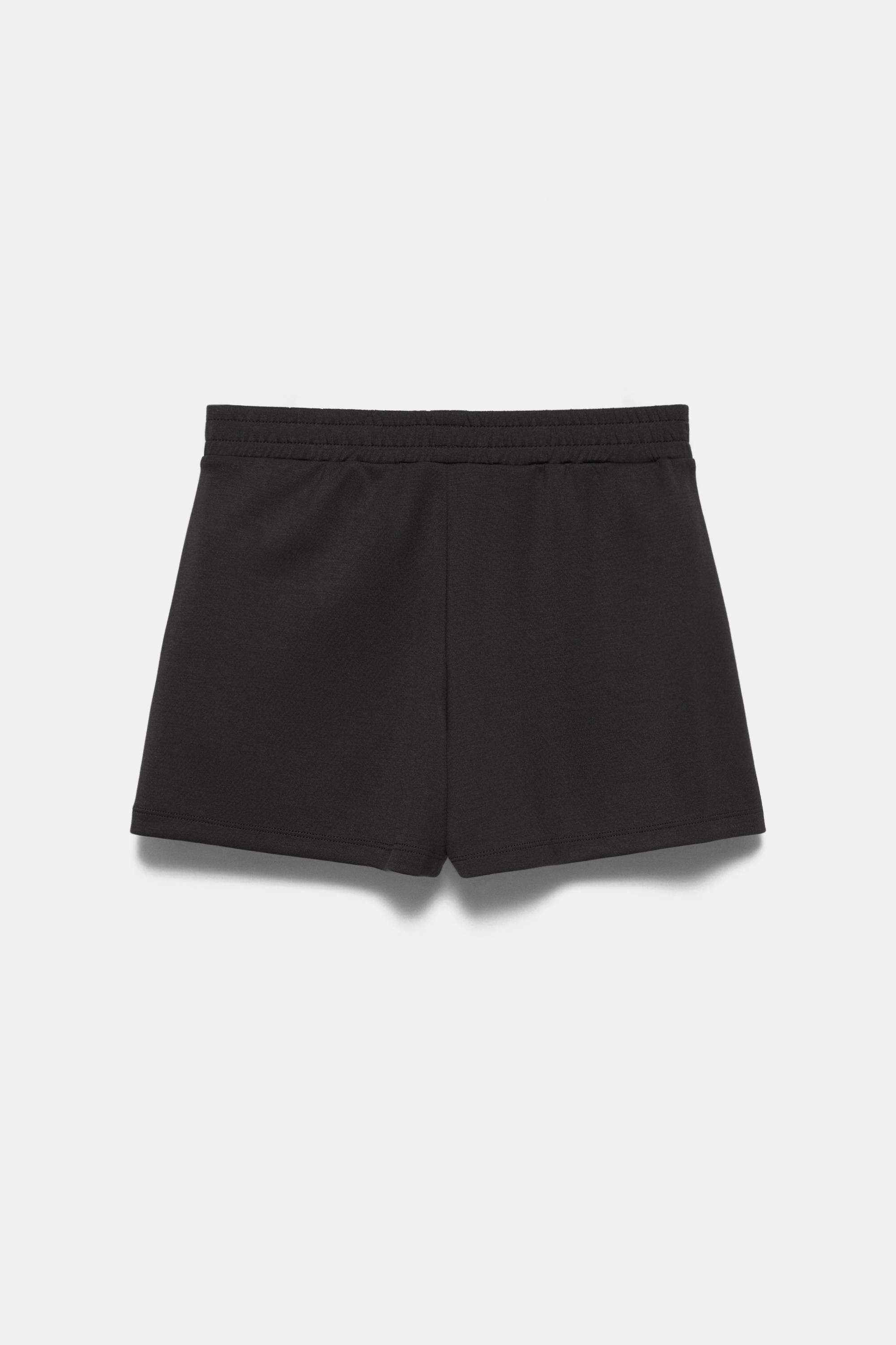 Soft touch sports shorts — Black