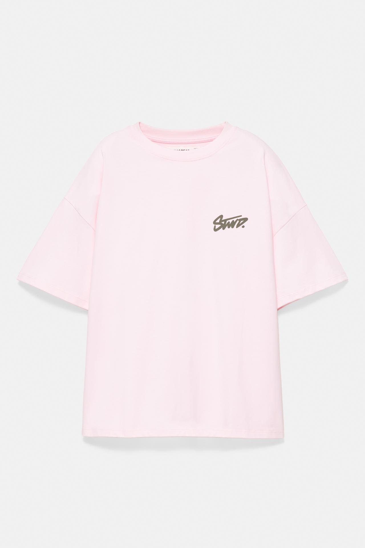 STWD graphic T-shirt — Pink