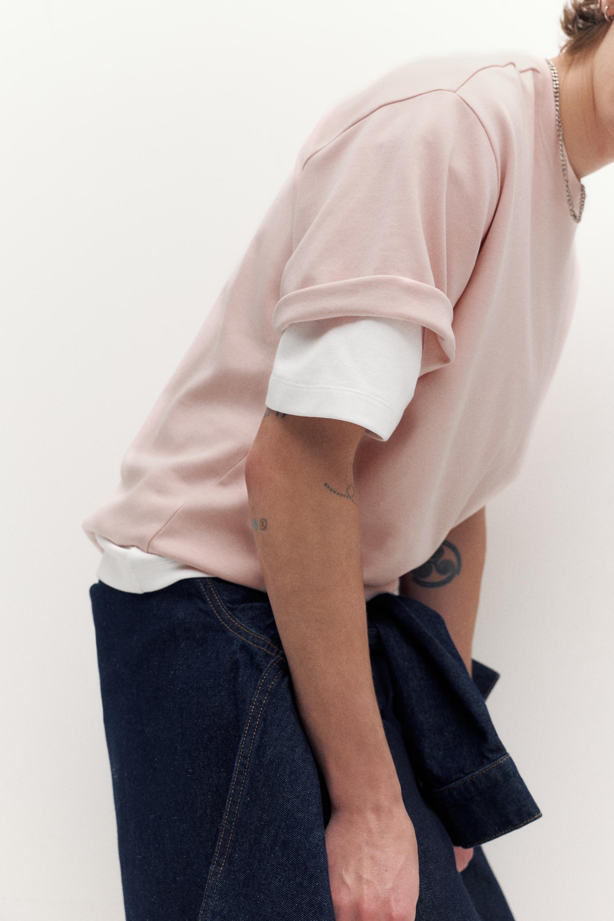 Boxy T-shirt — Pink