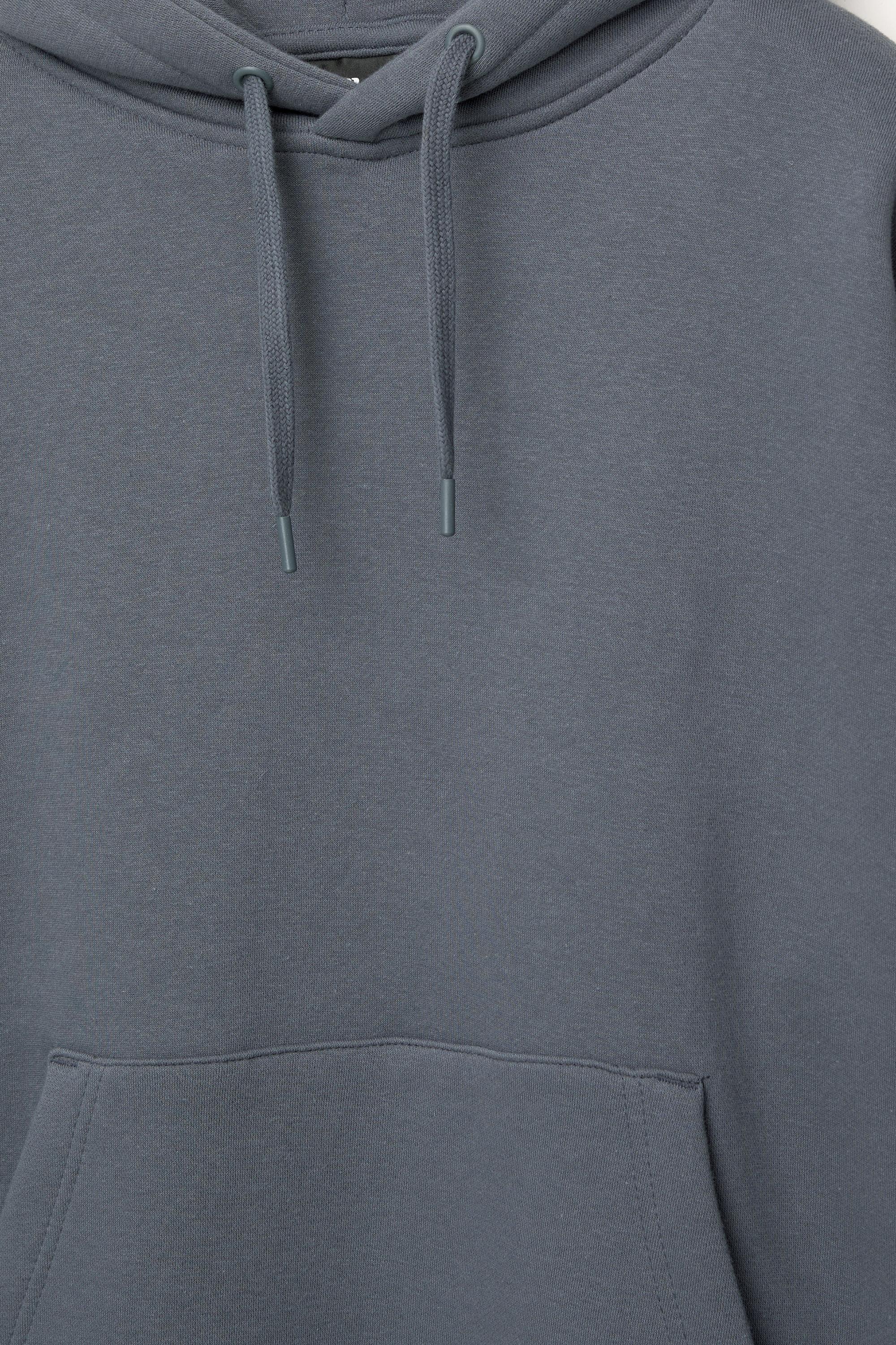 Basic kapüşonlu sweatshirt - Görsel 11