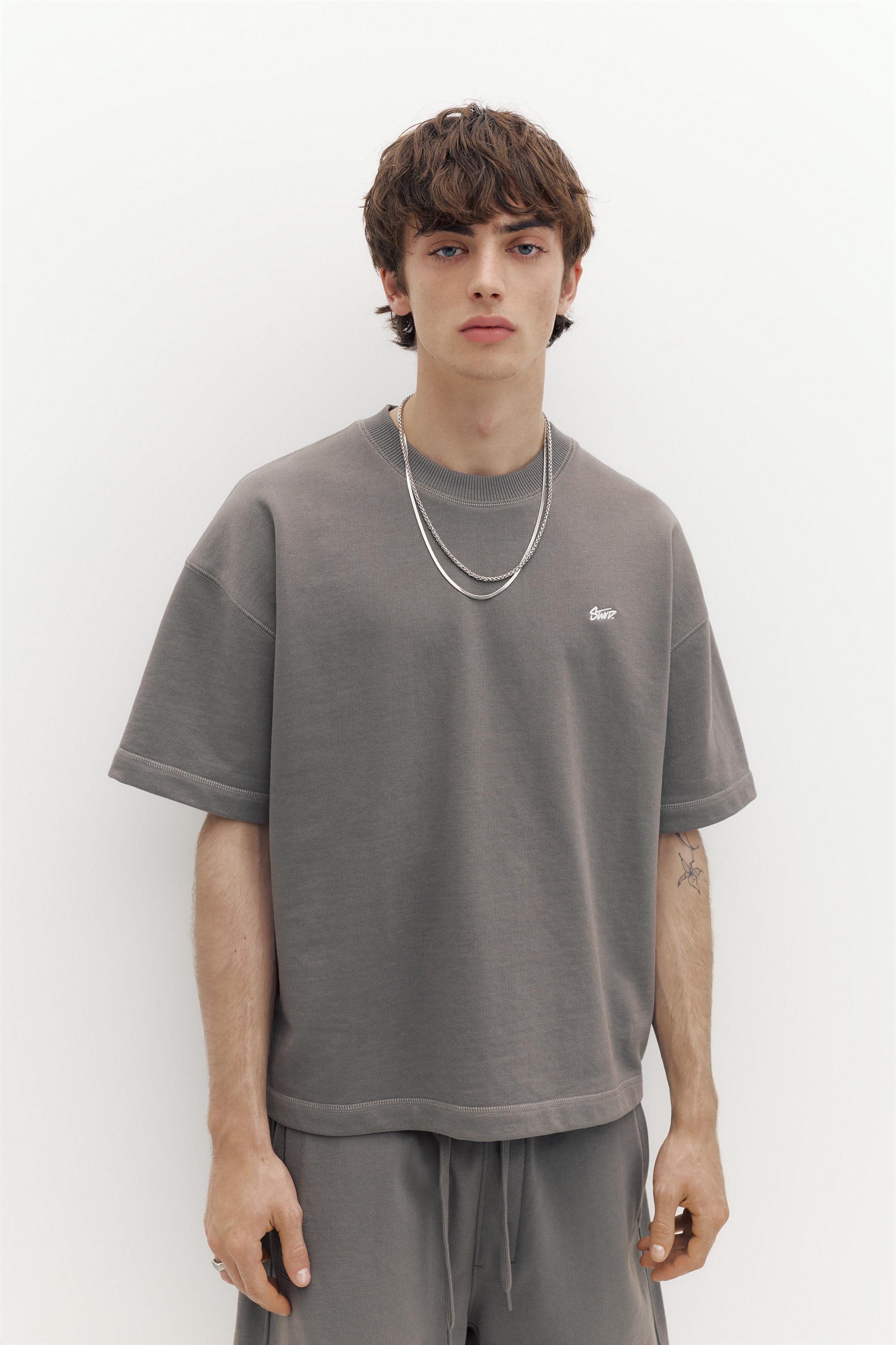 Kısa kollu logolu sweatshirt - Görsel 105