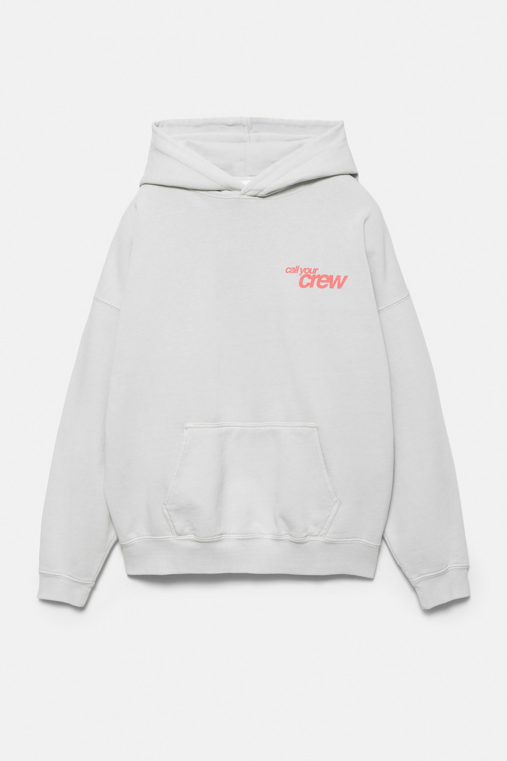 Kapüşonlu crew studios sweatshirt