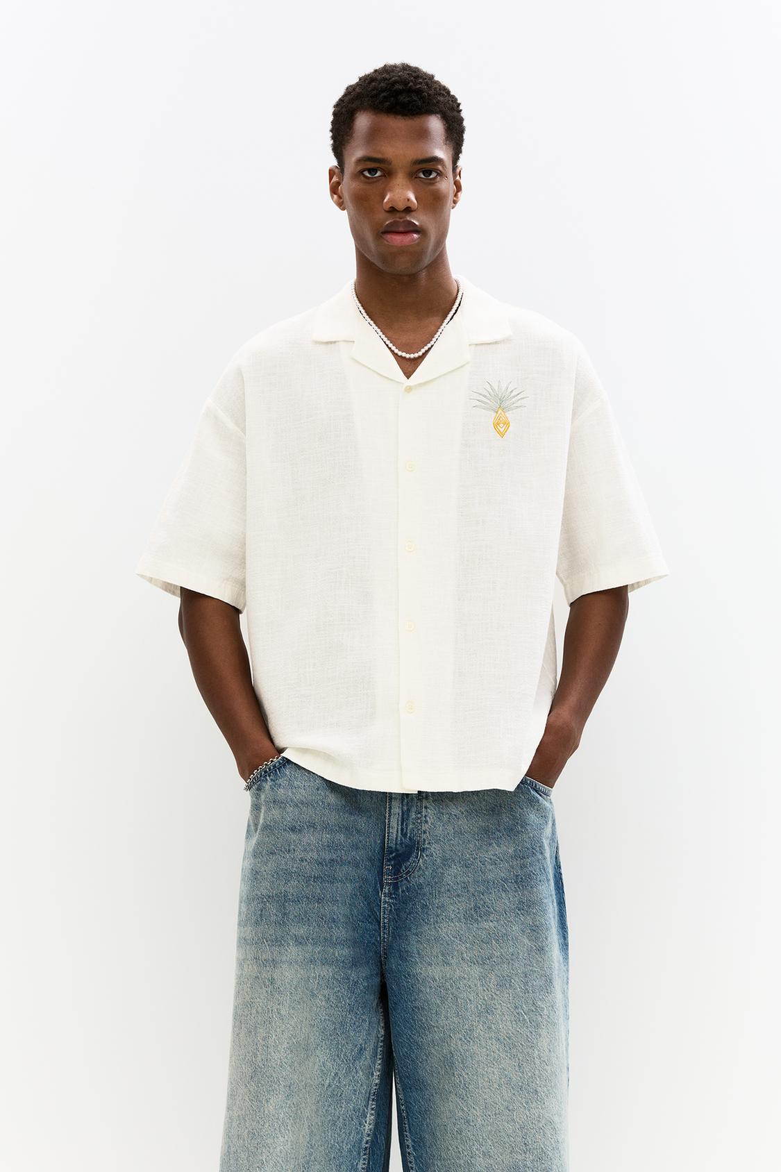 Camisa Hawaiana Camisas Verano Hombre Pull And Bear Camisas