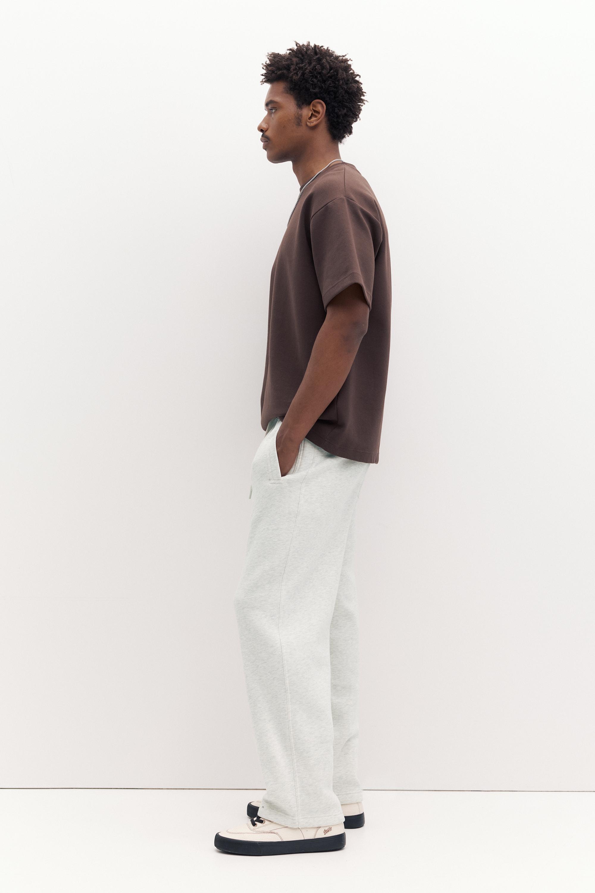Basic baggy tracksuit bottoms — Ice