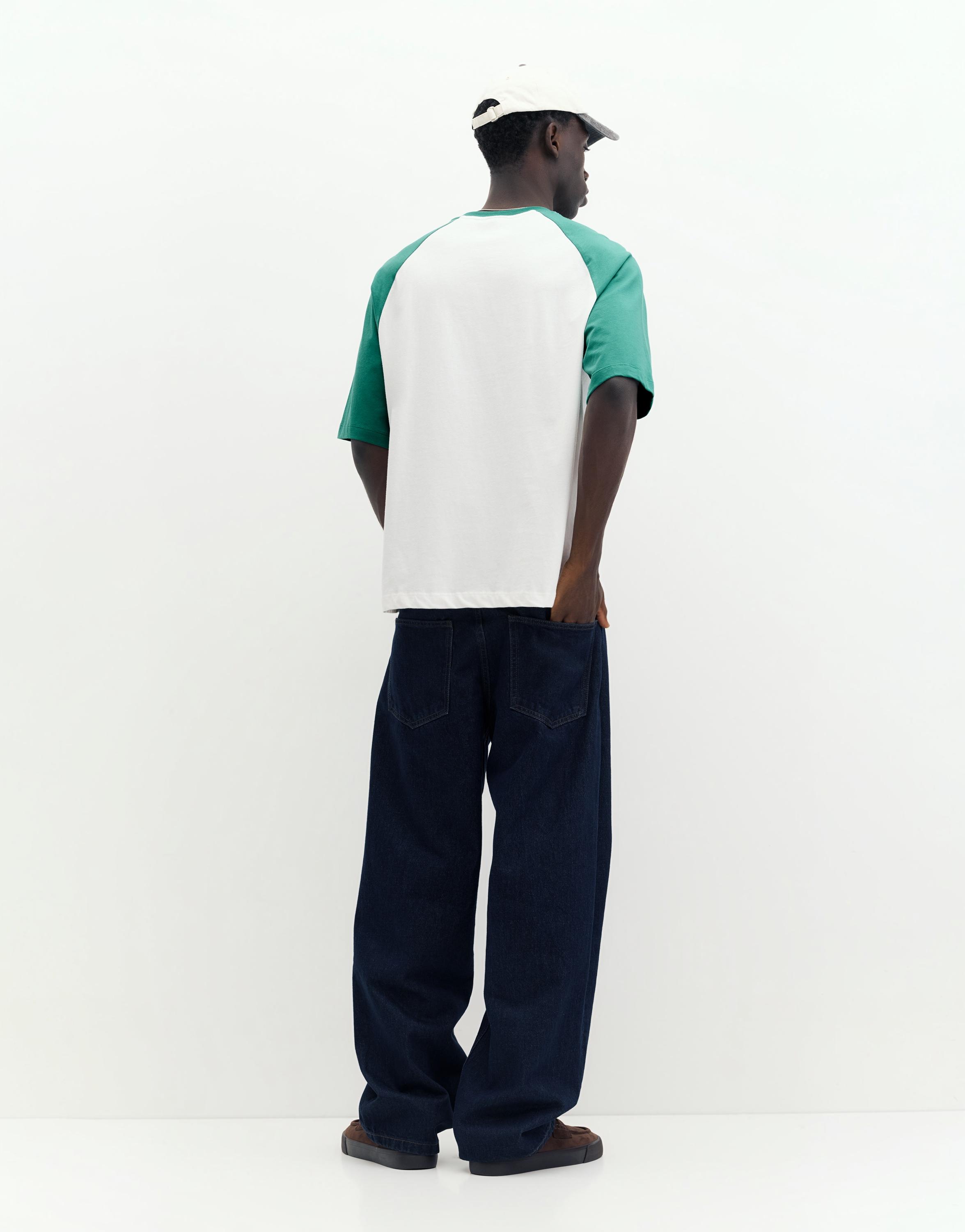 Raglan sleeve T-shirt — Green