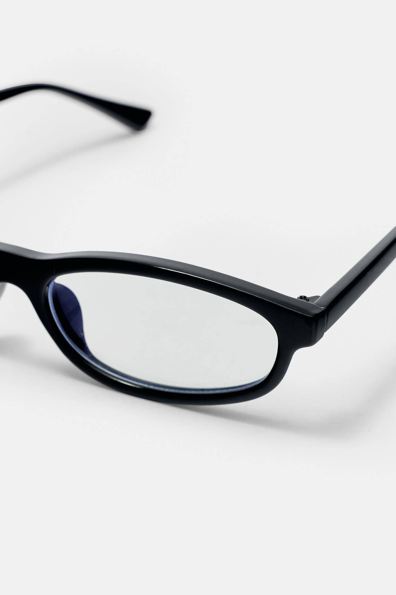 Blue-light filter glasses — Black