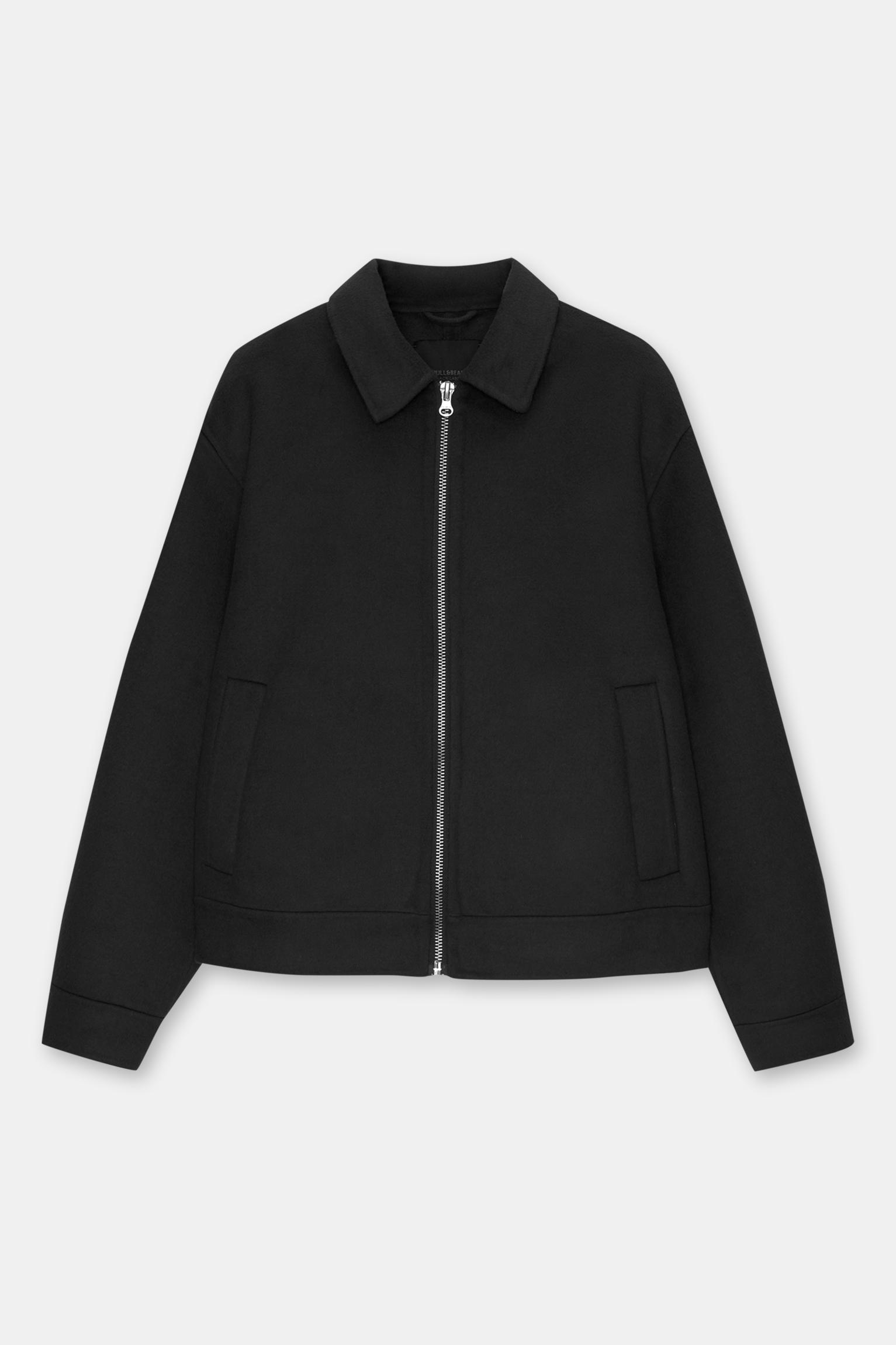 P&B Black Label felt texture jacket