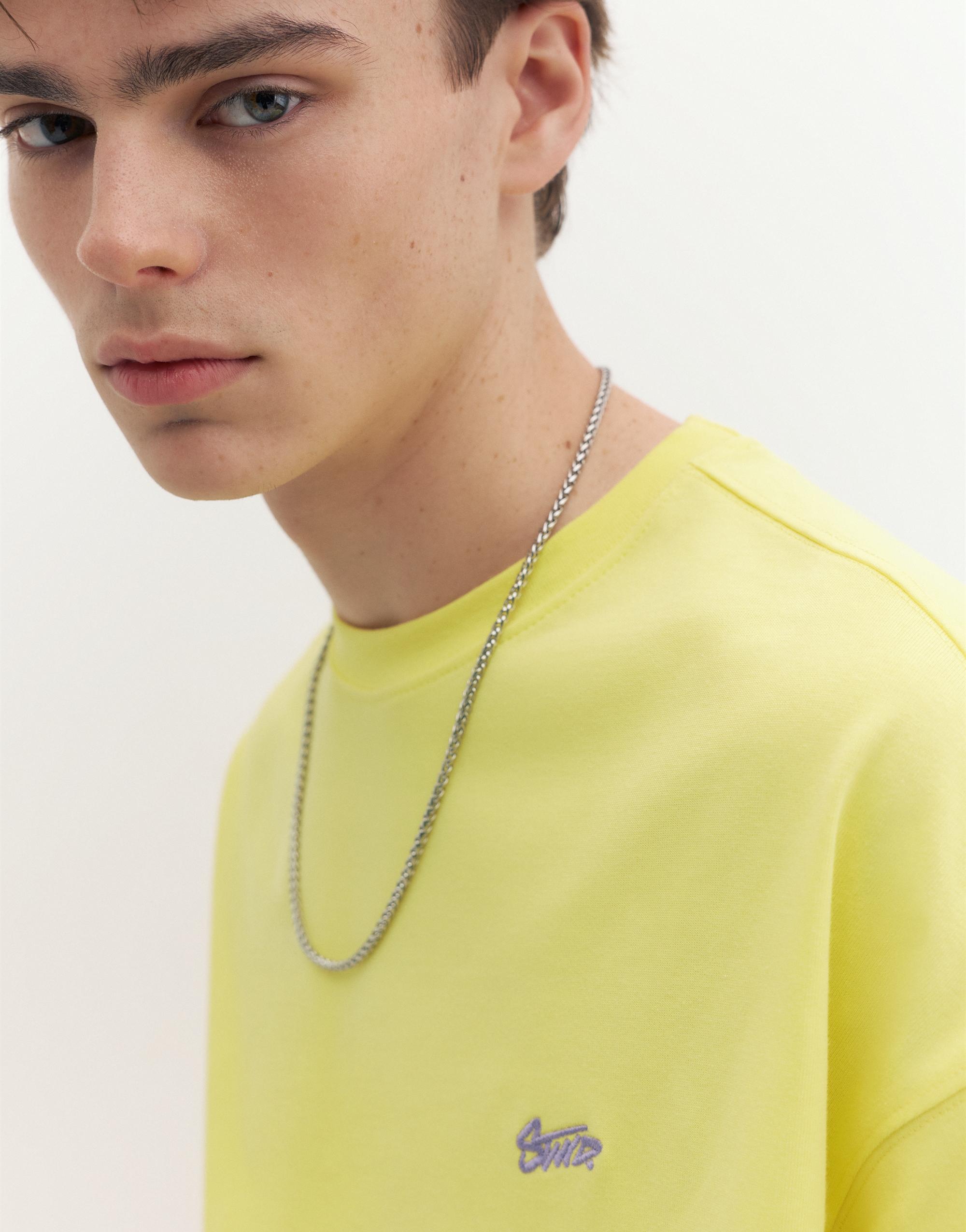 STWD logo boxy T-shirt — Yellow