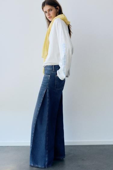 Wide-leg jeans — Dark navy 4