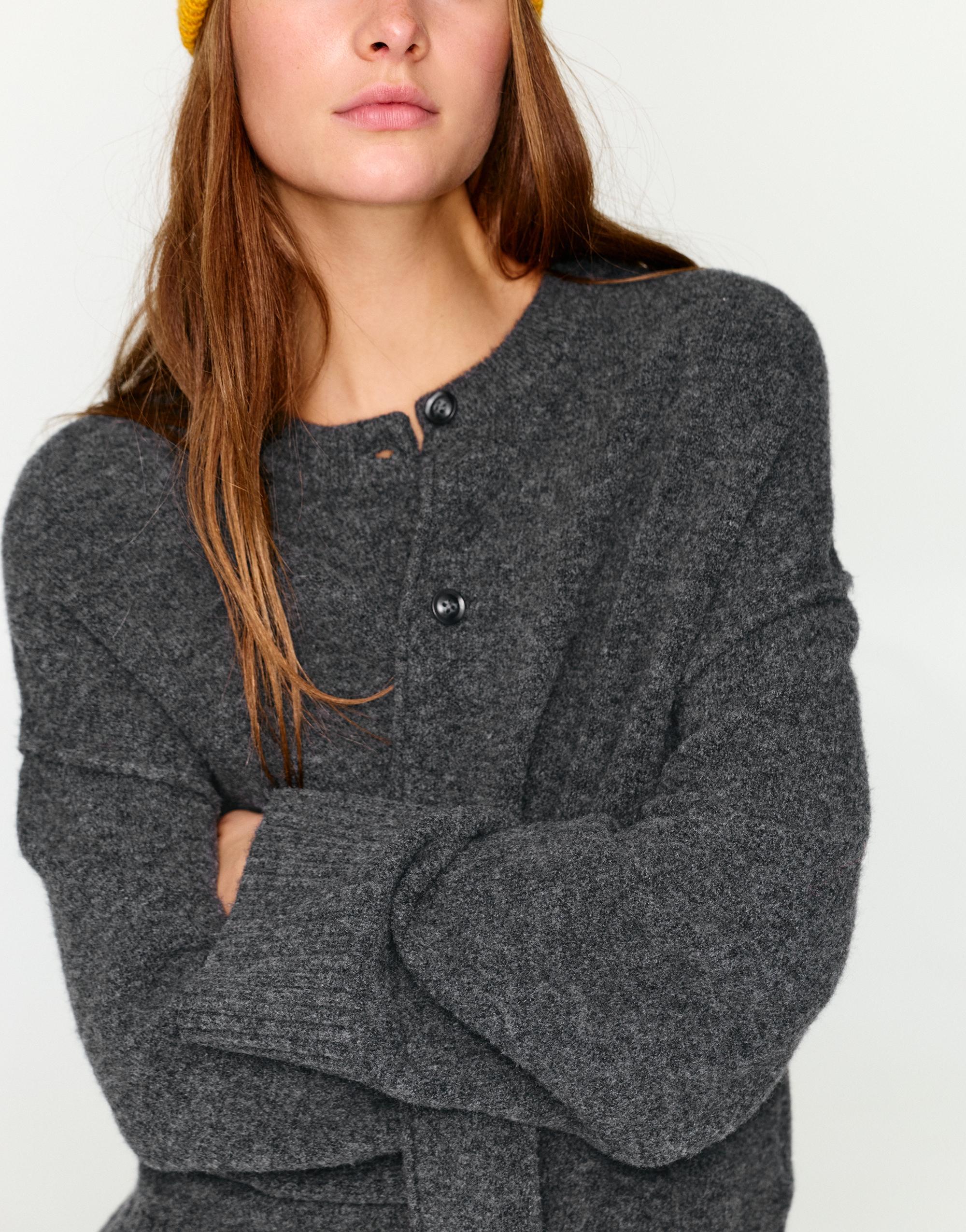 Yumuşak örgü hırka - Görsel 35