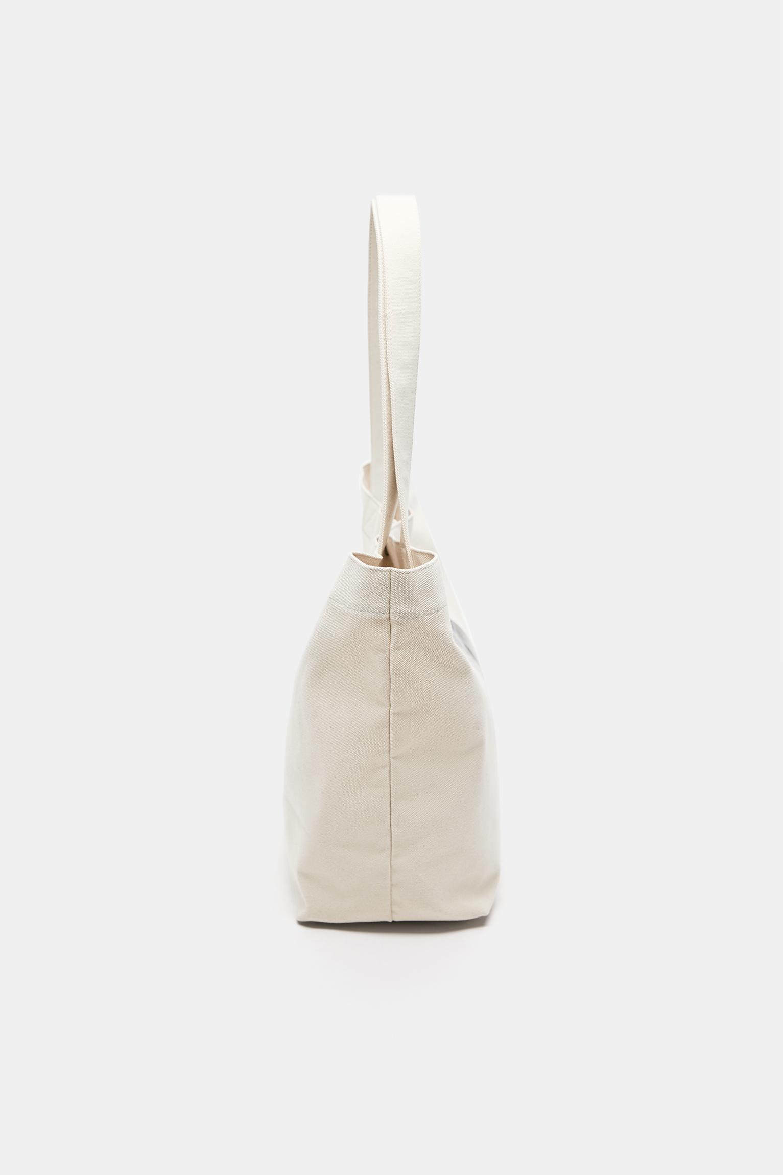 Slim Aarons tote bag — Ecru