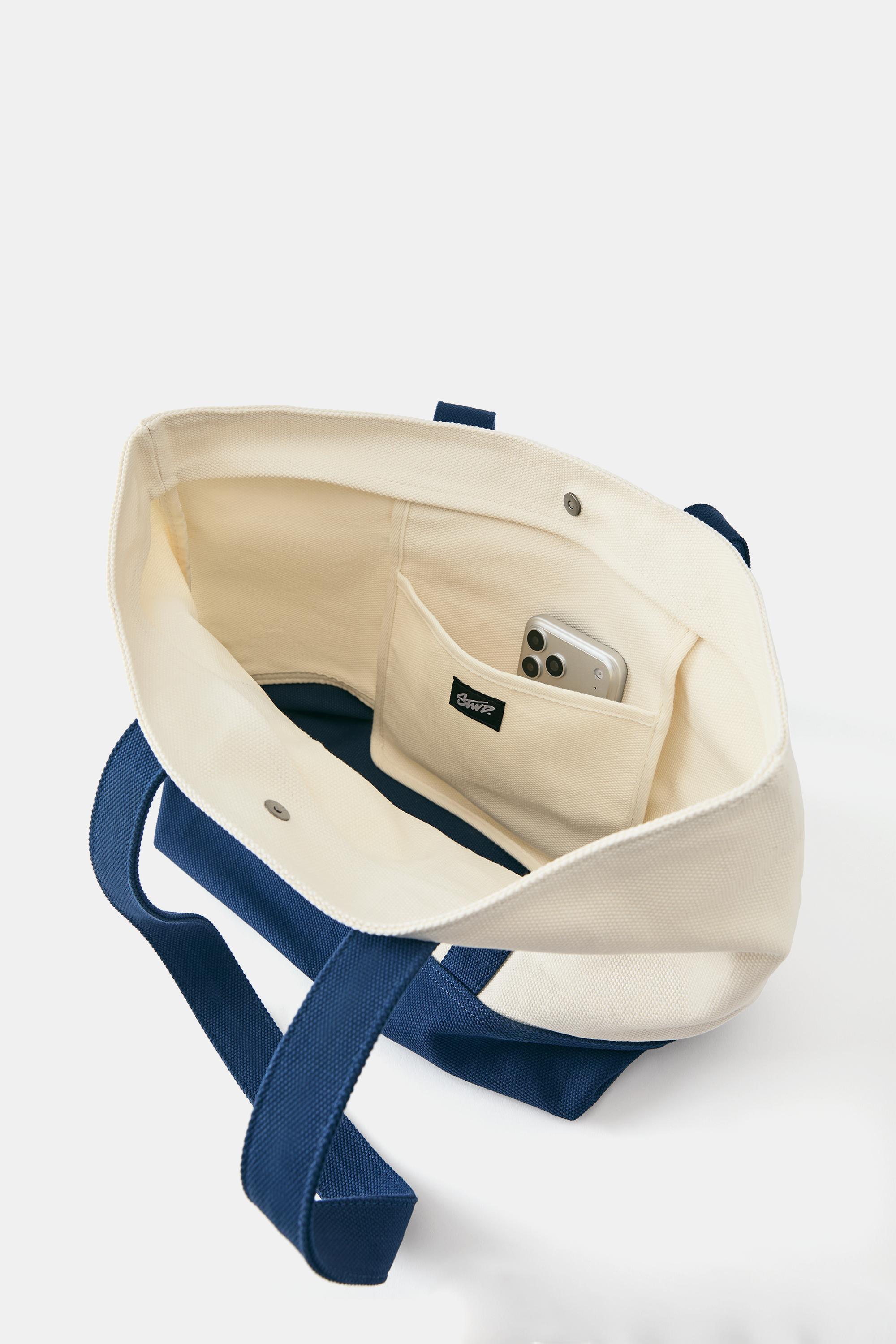 Canvas tote bag — Blue