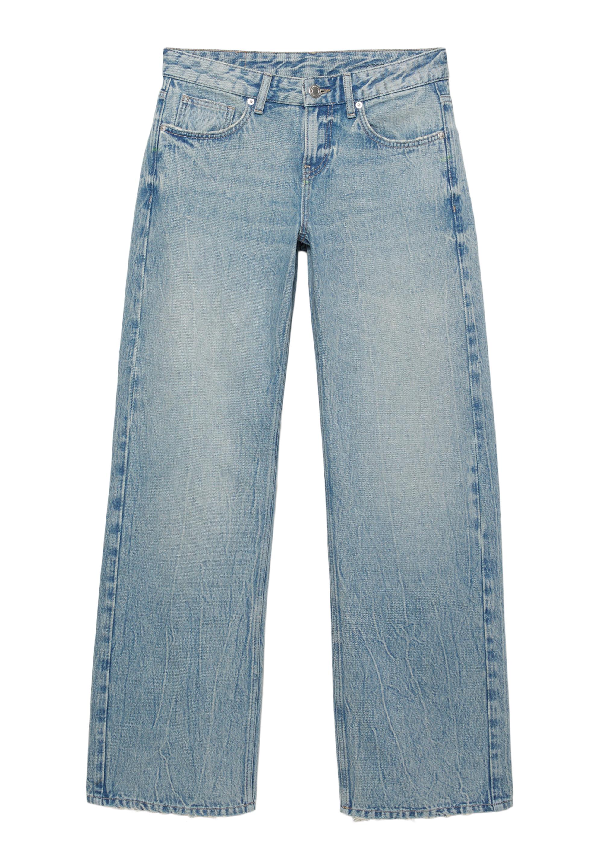 Yıldız detaylı straight fit jean - Görsel 6