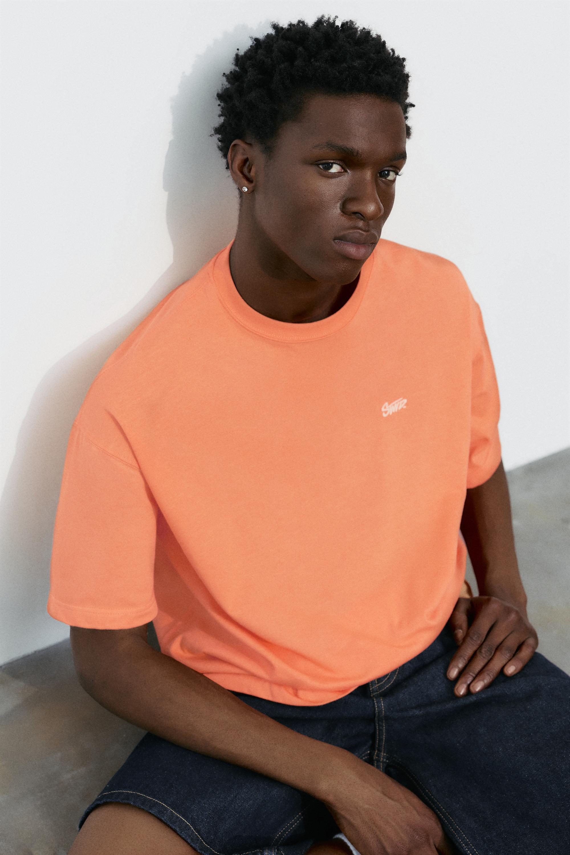 STWD logolu salaş t-shirt - Görsel 8