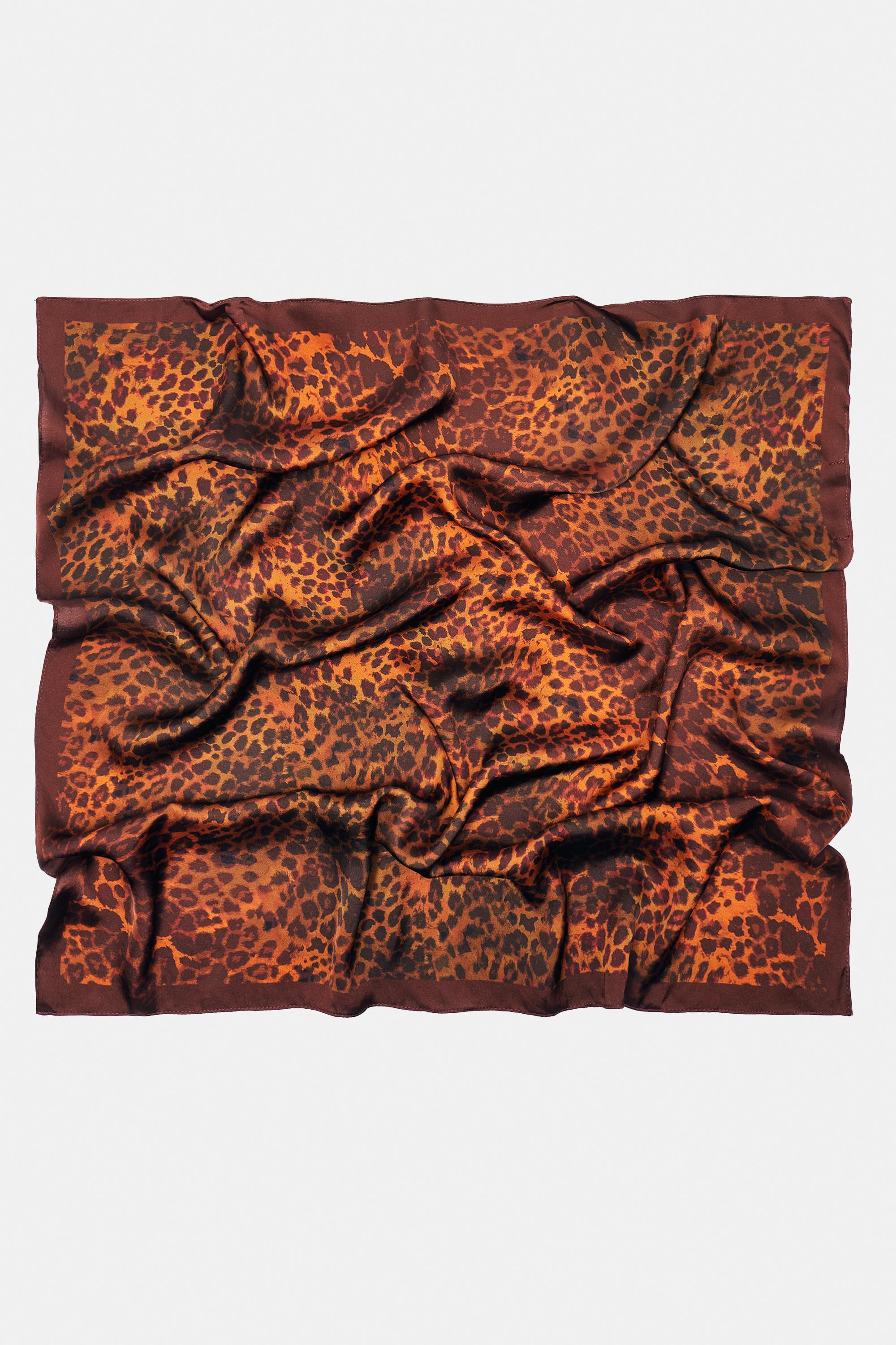 Leopard print bandana — Brown