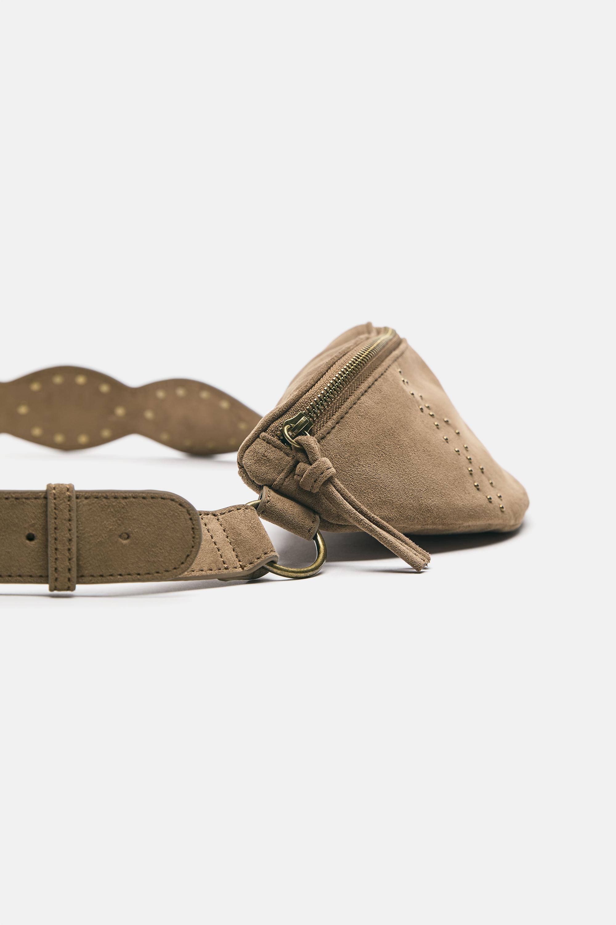 Studded belt bag — Leather