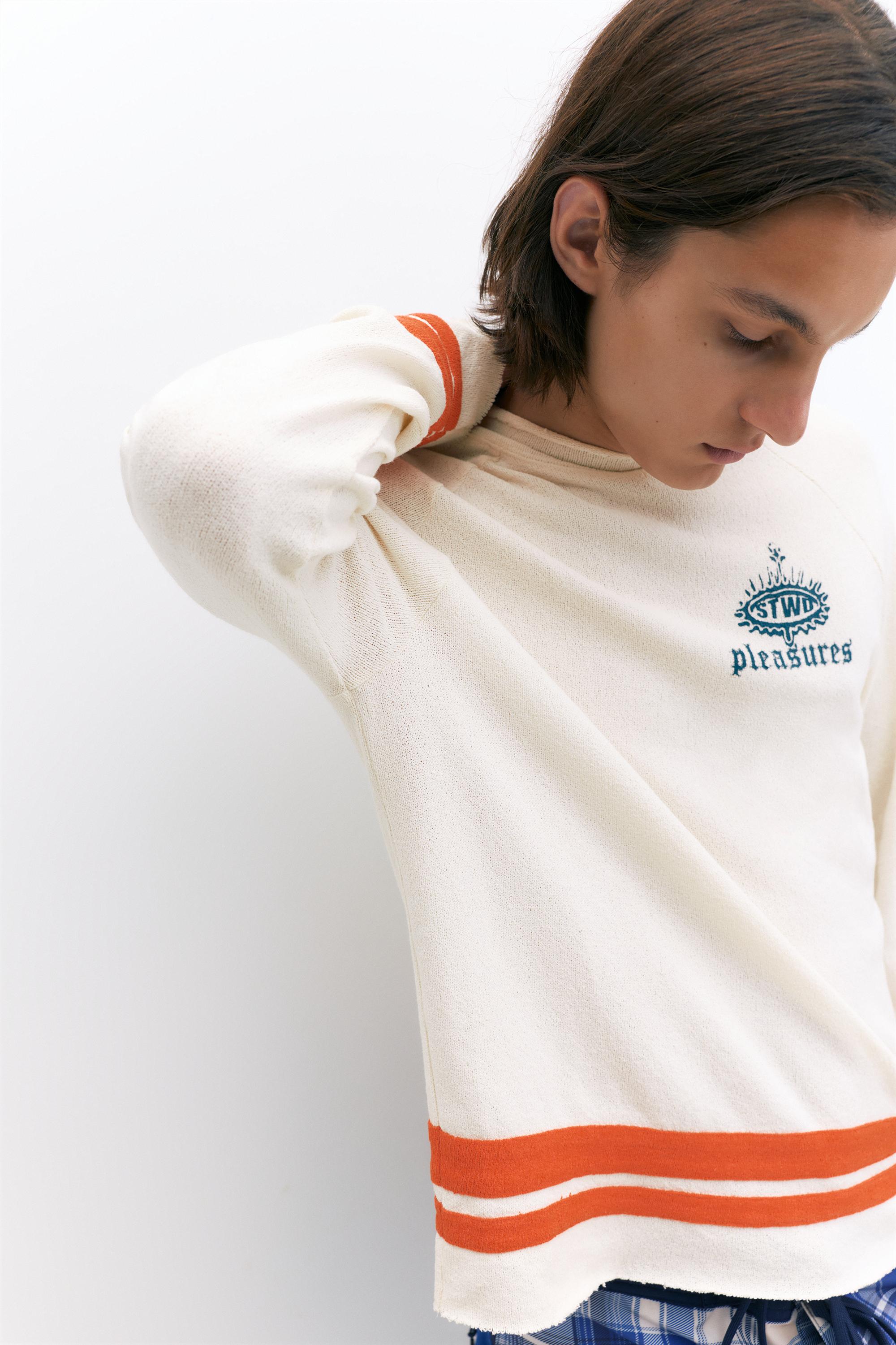 Pleasures x STWD jumper — Grey marl
