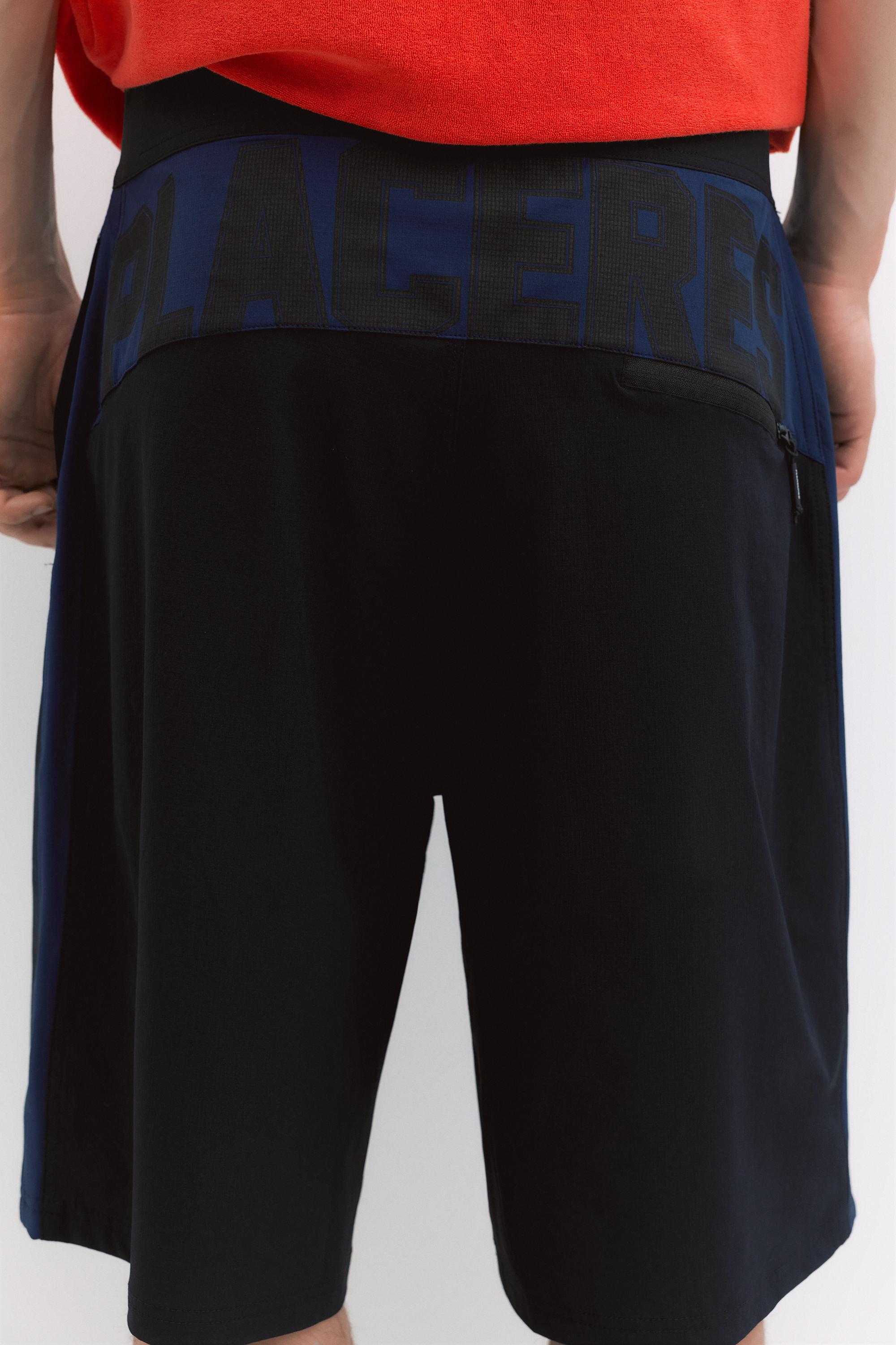 Pleasures x STWD swim shorts — Black