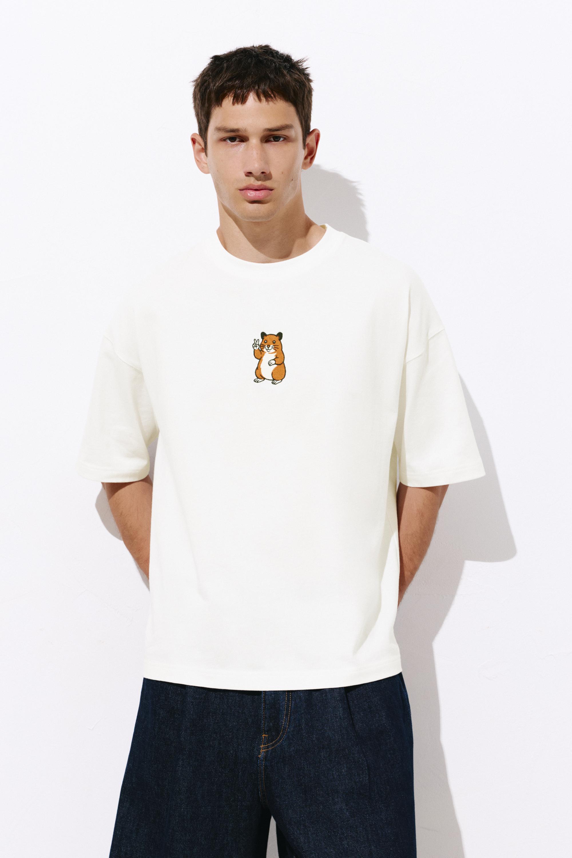 T-Shirt Con Stampa Criceto