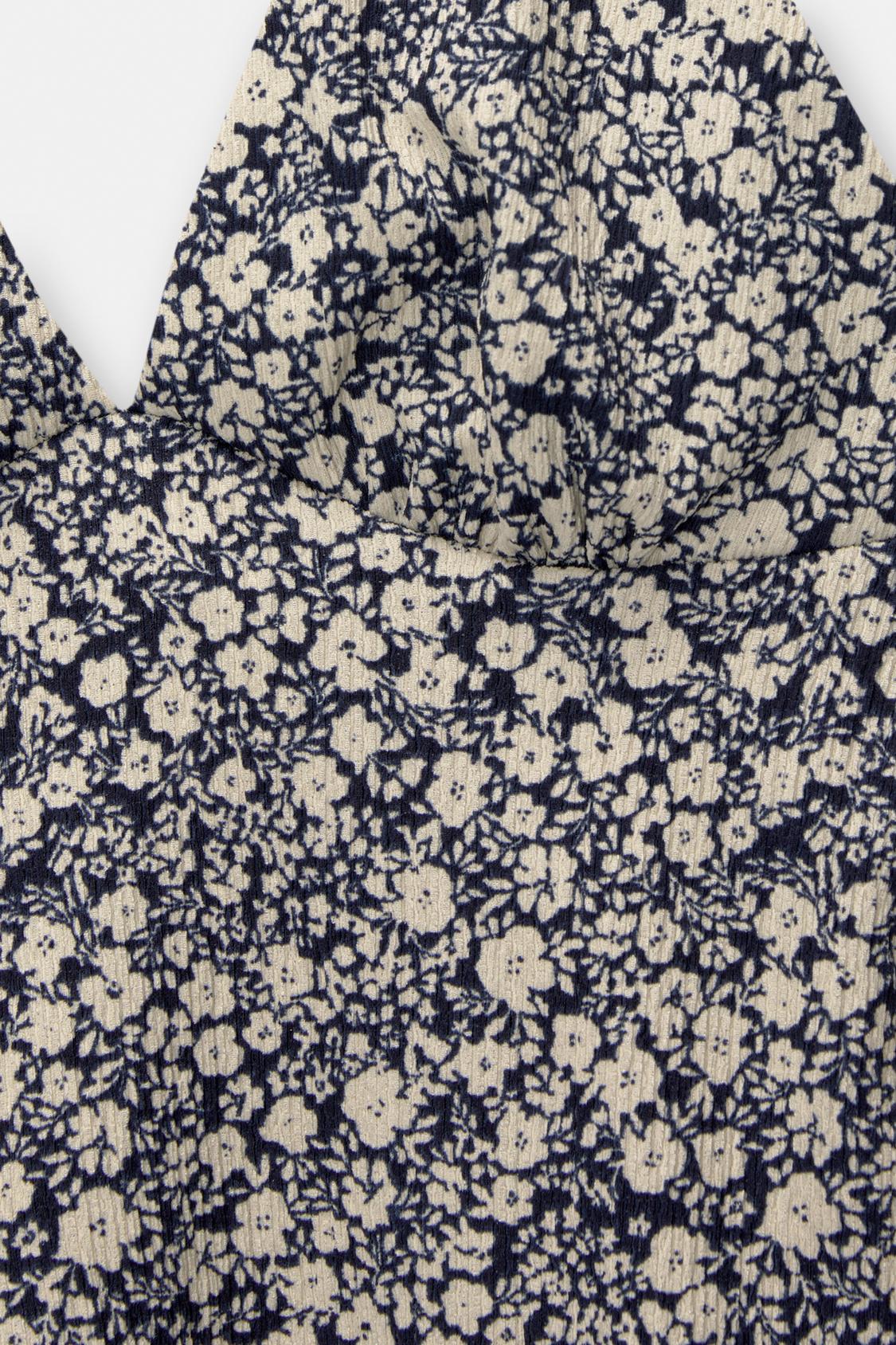 Neckholder-Top mit Blumenprint - PULL&BEAR