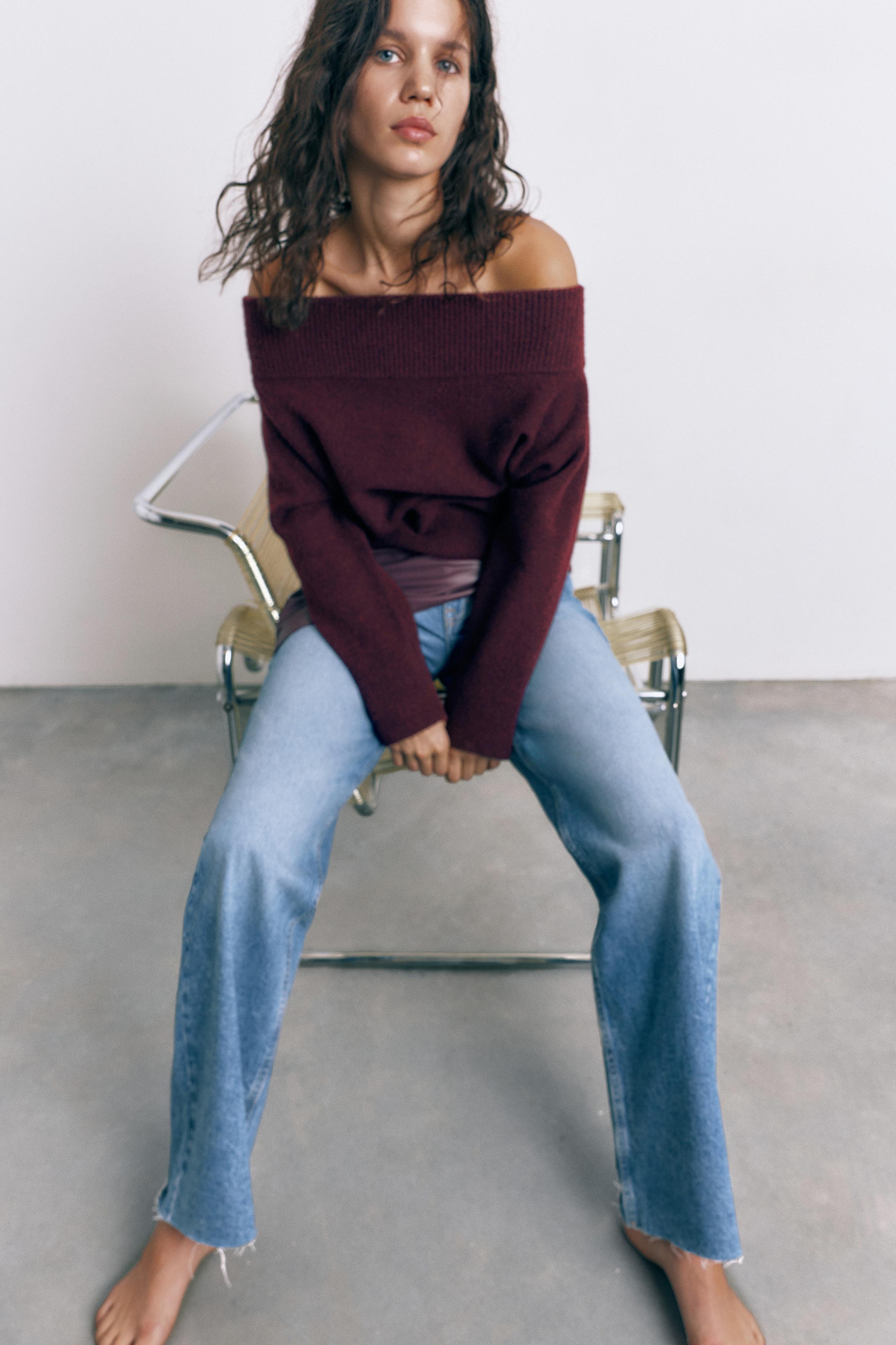 Maglia Bardot In Maglia Soft