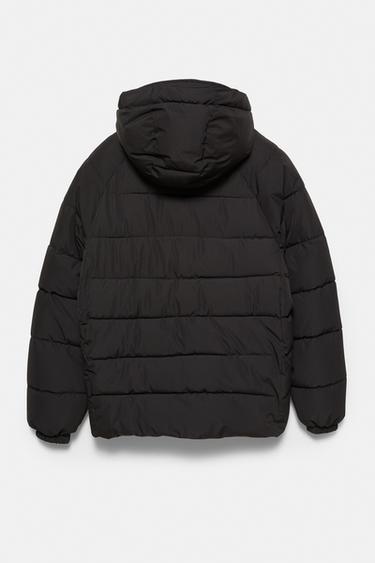 STWD hooded puffer jacket — Black 7