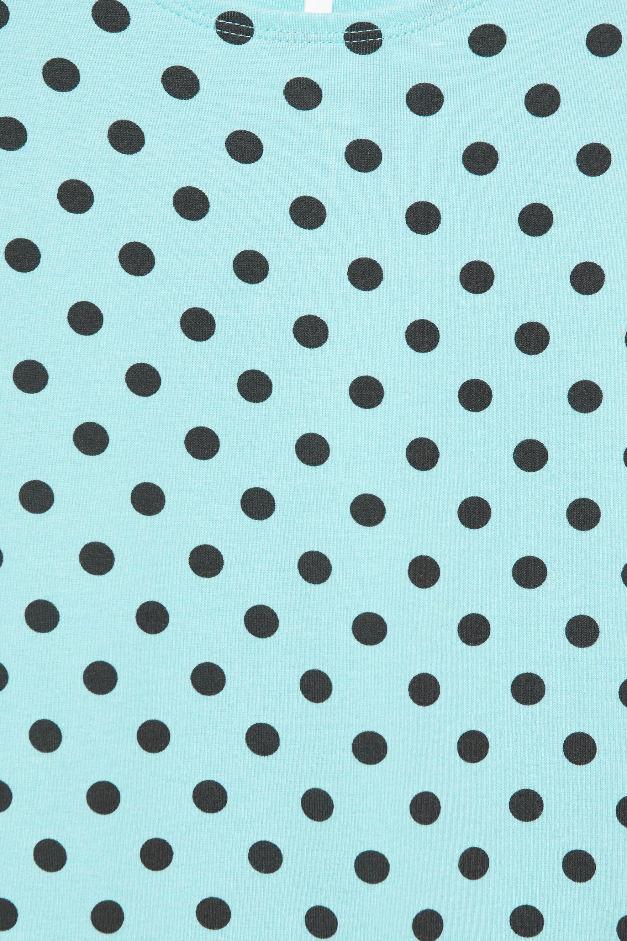 Fitted short sleeve T-shirt — Pale turquoise